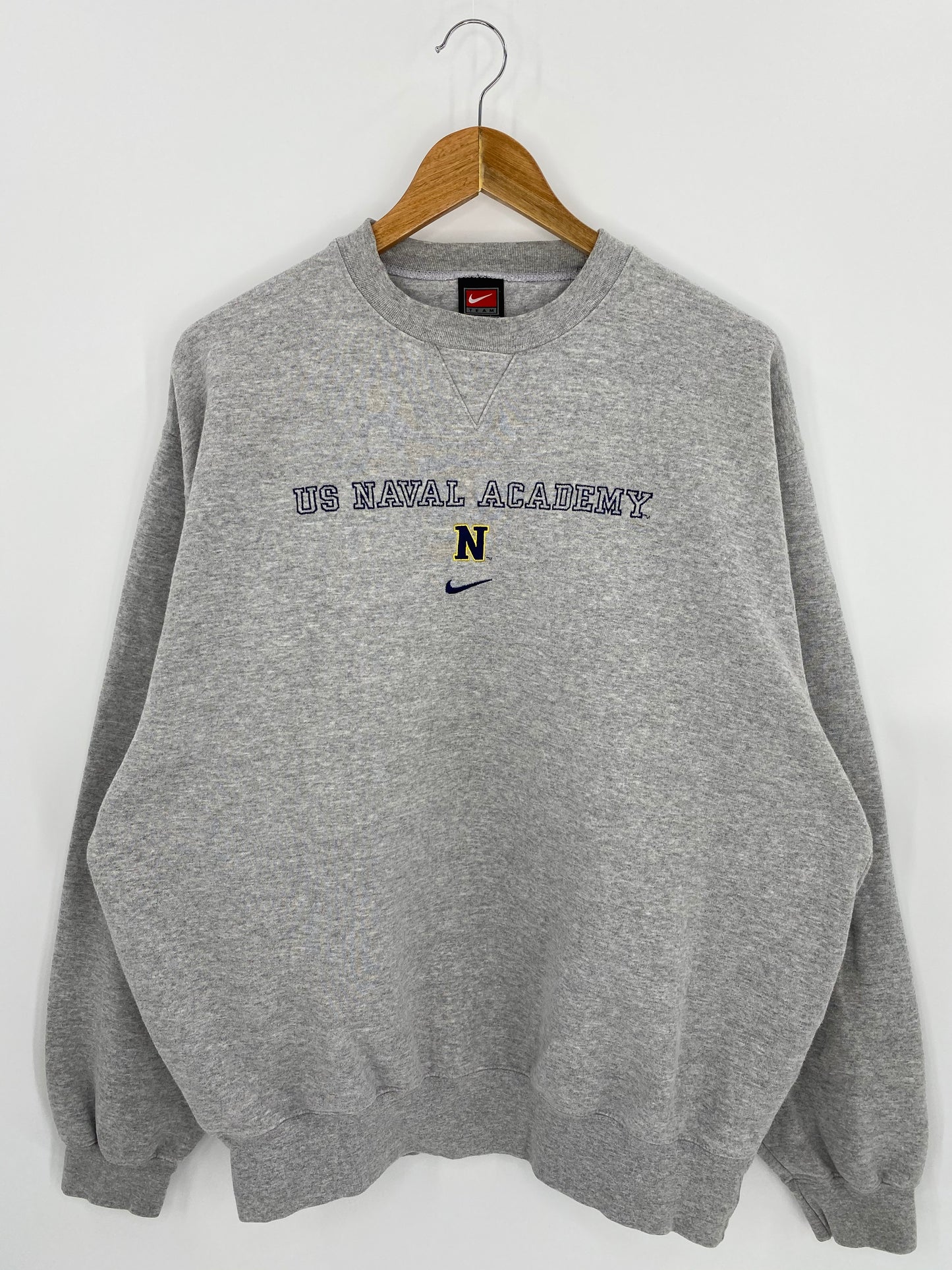 90’s NIKE US NAVAL ACADEMY Size L Vintage Sweat-shirt / 7159