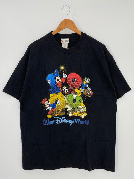00’ WALT DISNEY WORLD Size XL Vintage T-Shirt / A4132