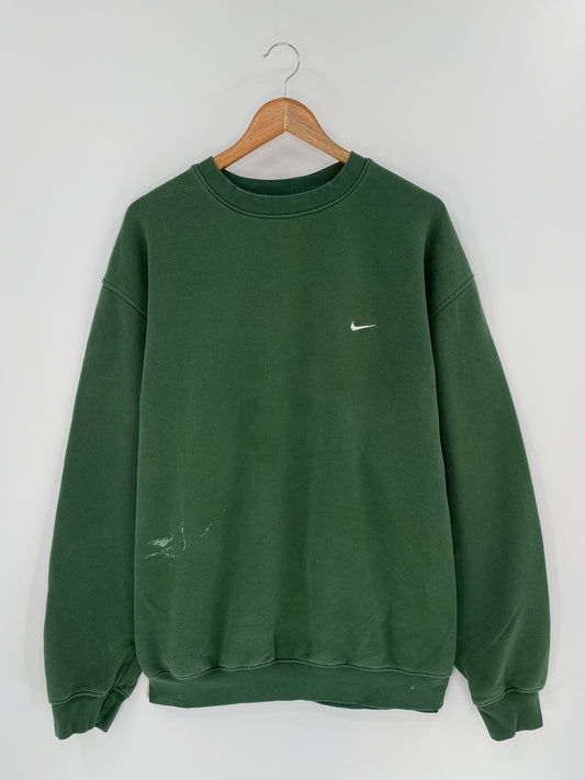00’ NIKE MINI SWOOSH Size XL Vintage Sweat-shirt / K9540
