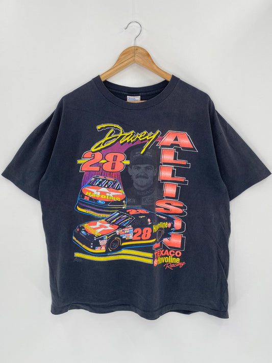 1992 ALLISON 28 Racing Made in USA Size XL Vintage T-Shirt / 5587