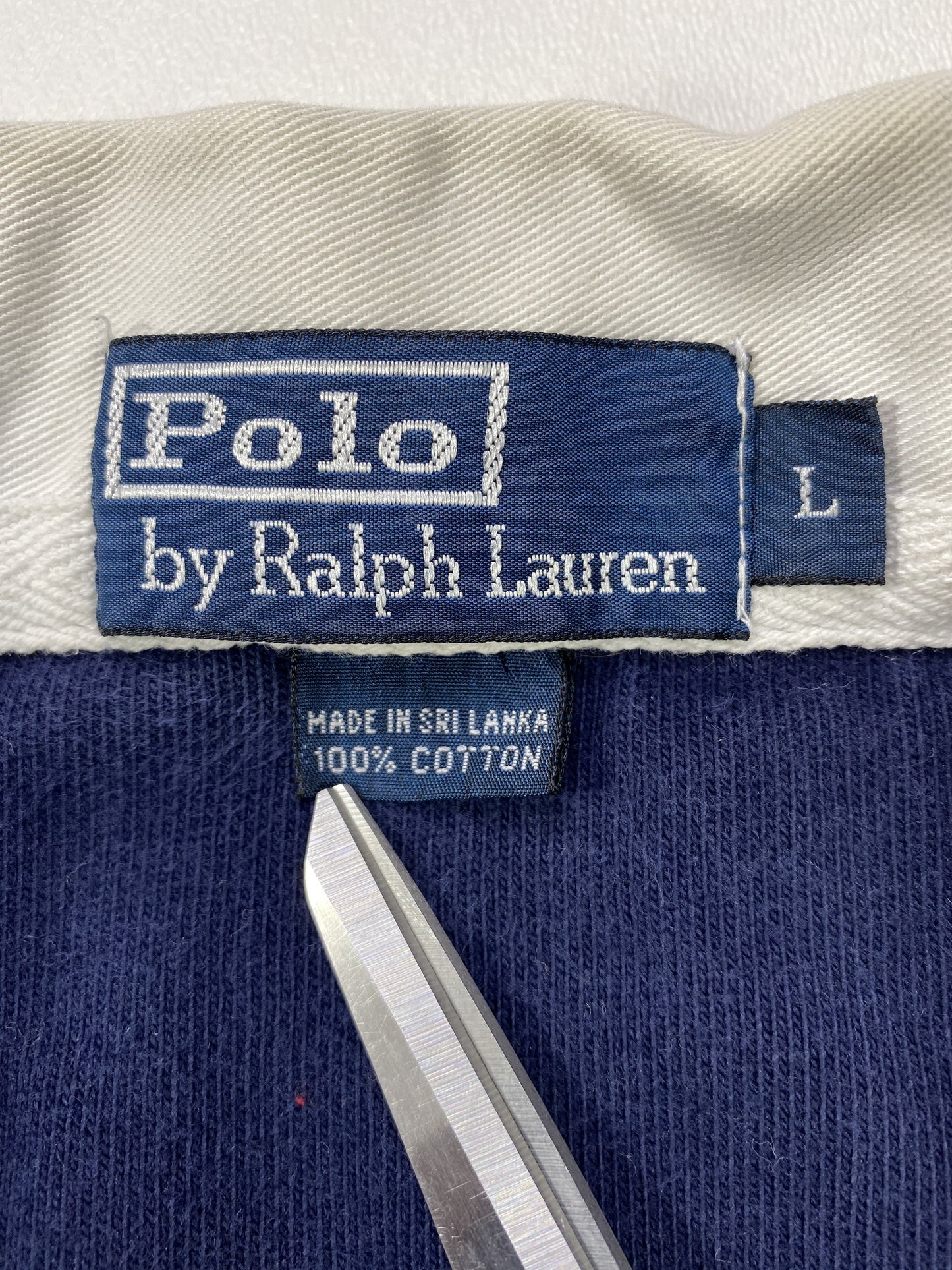 Vintage POLO RALPH LAUREN Size L Rugby-Shirt / A6808