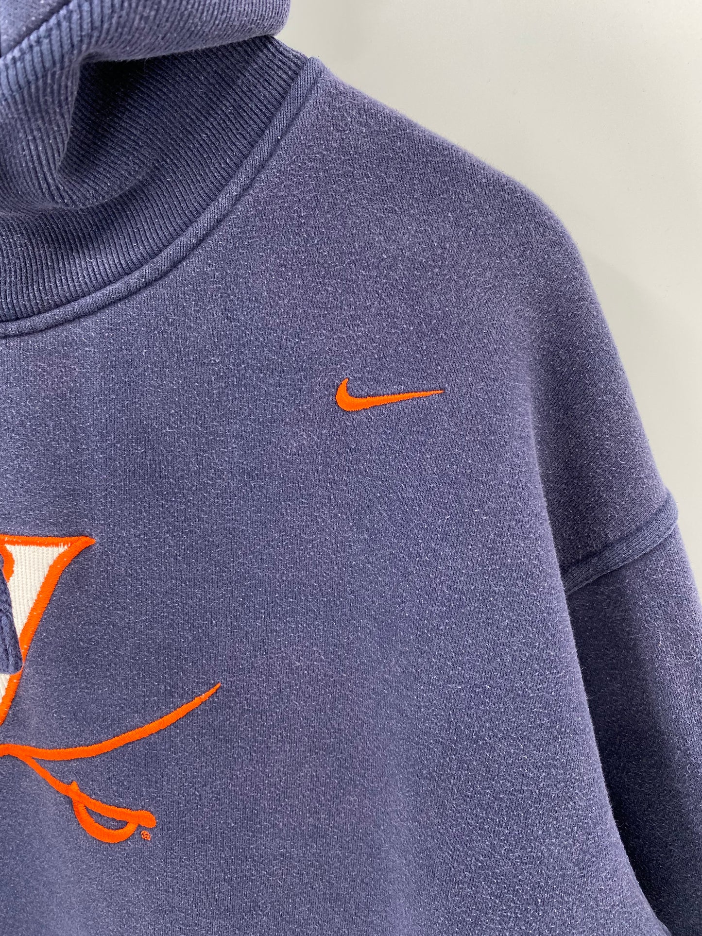 00’ NIKE VIRGINIA Size XL Vintage Hoodie Sweat-Shirts / K2998