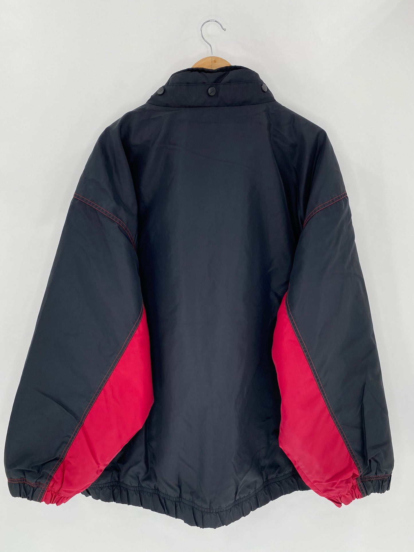 90’s NIKE Zipper Size XXL Vintage Padded Nylon-Jacket / 5724