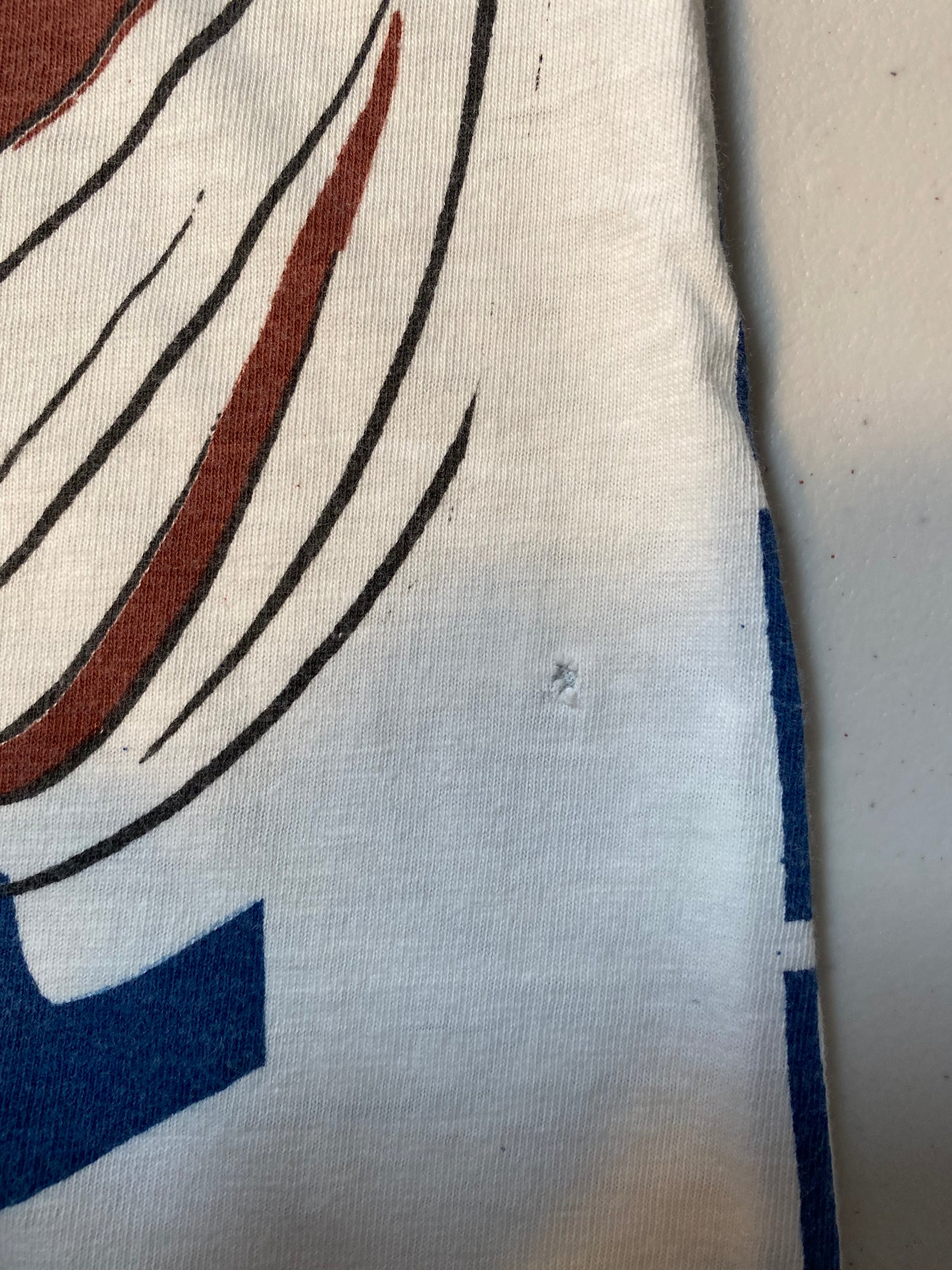 1993 Loony Tunes TAZ x COWBOYS Size L Vintage T-shirt / K2921