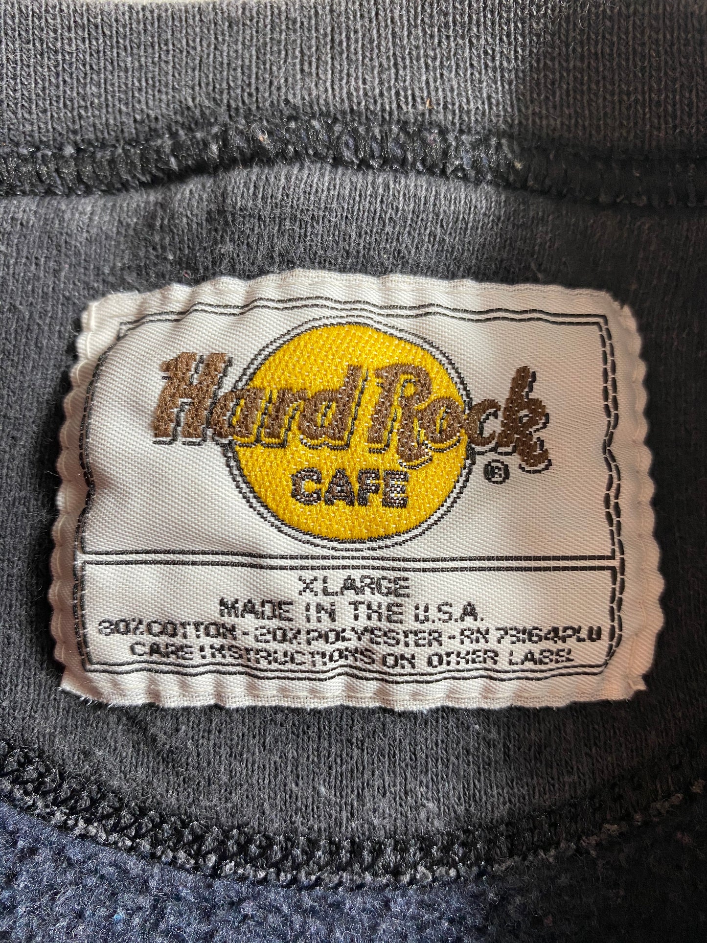 90's Hard Rock Cafe Las Vegas Made in USA Size XL Vintage Sweat-Shirt / 7960