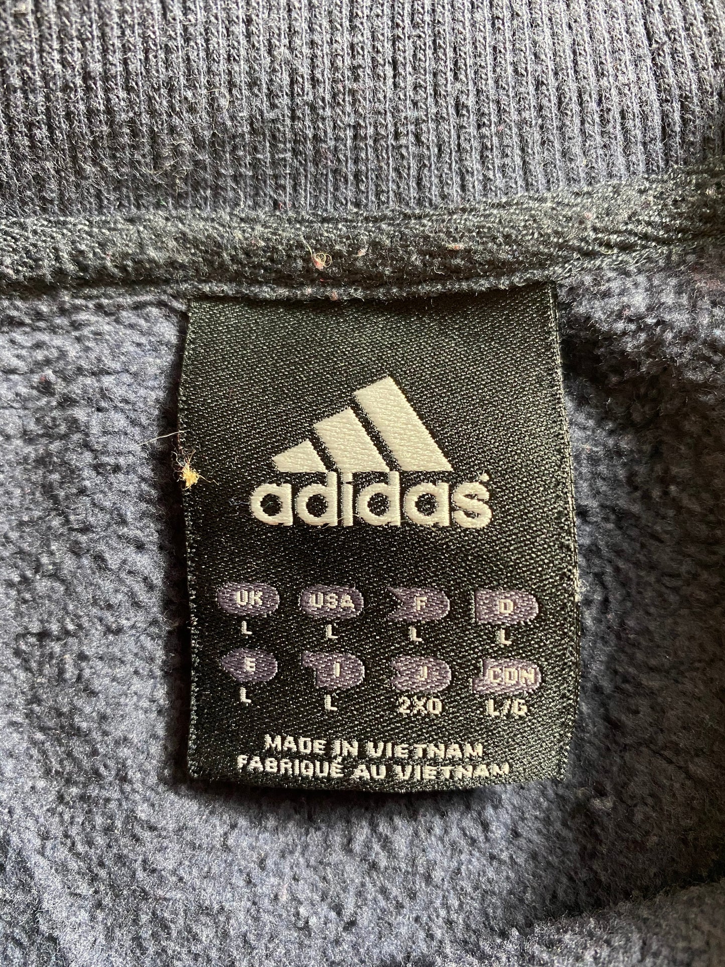 00’ ADIDAS Size L Vintage Sweat-shirt / E173