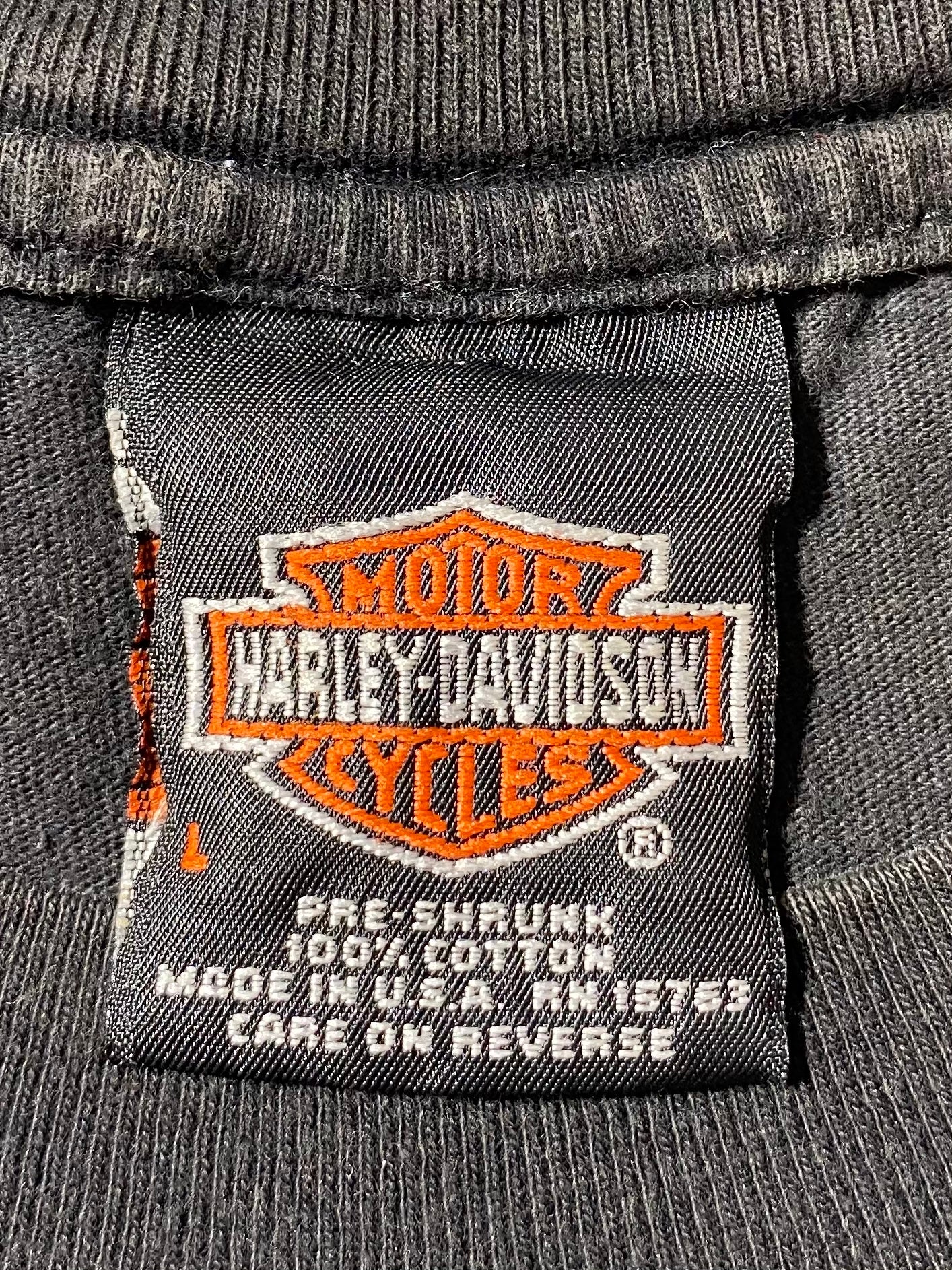 90's HARLEY DAVIDSON Made in USA Size L Vintage T-Shirt / 8660