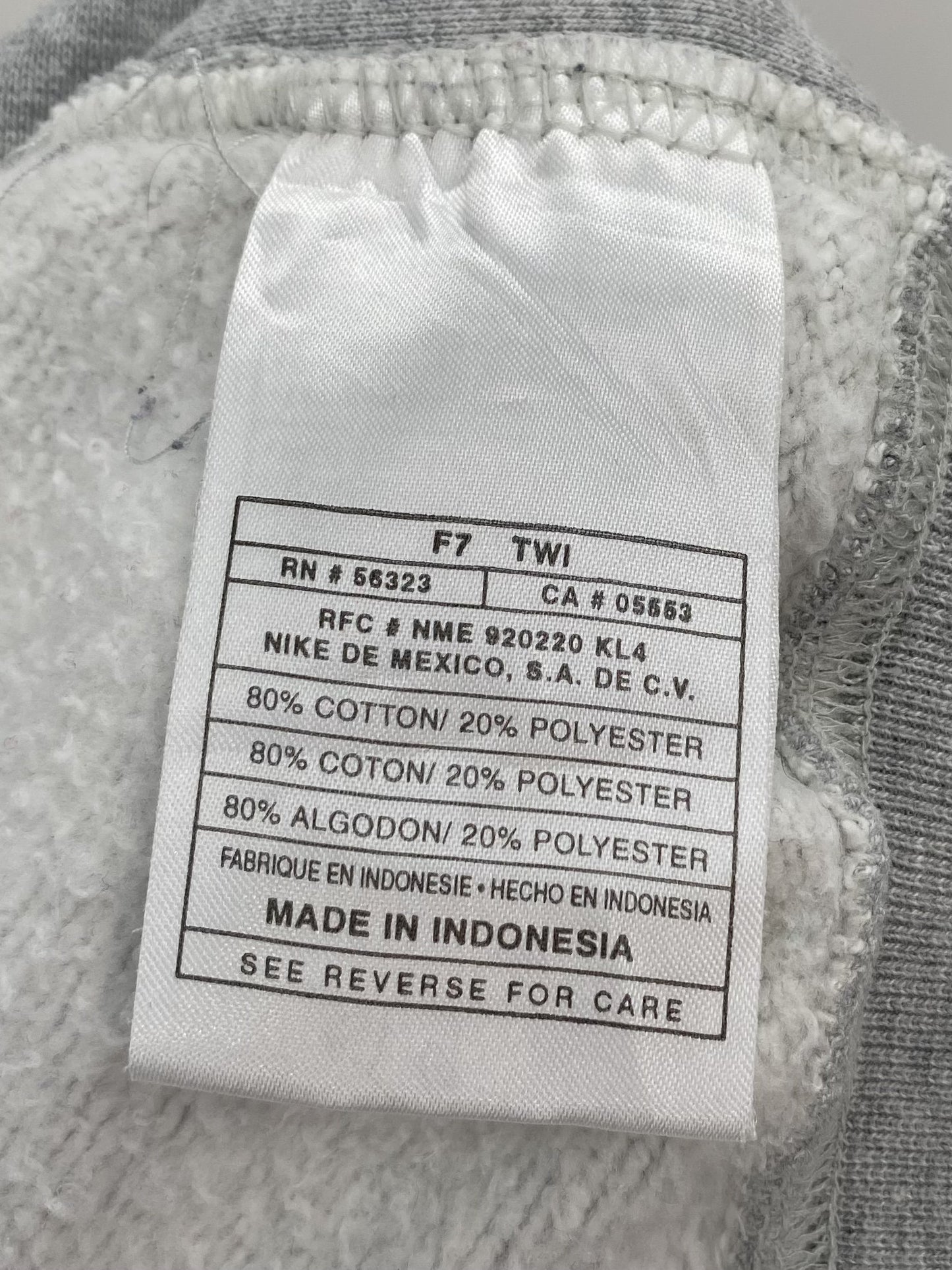 90’s NIKE MINI SWOOSH Size XL Vintage Sweat-shirt / K6281