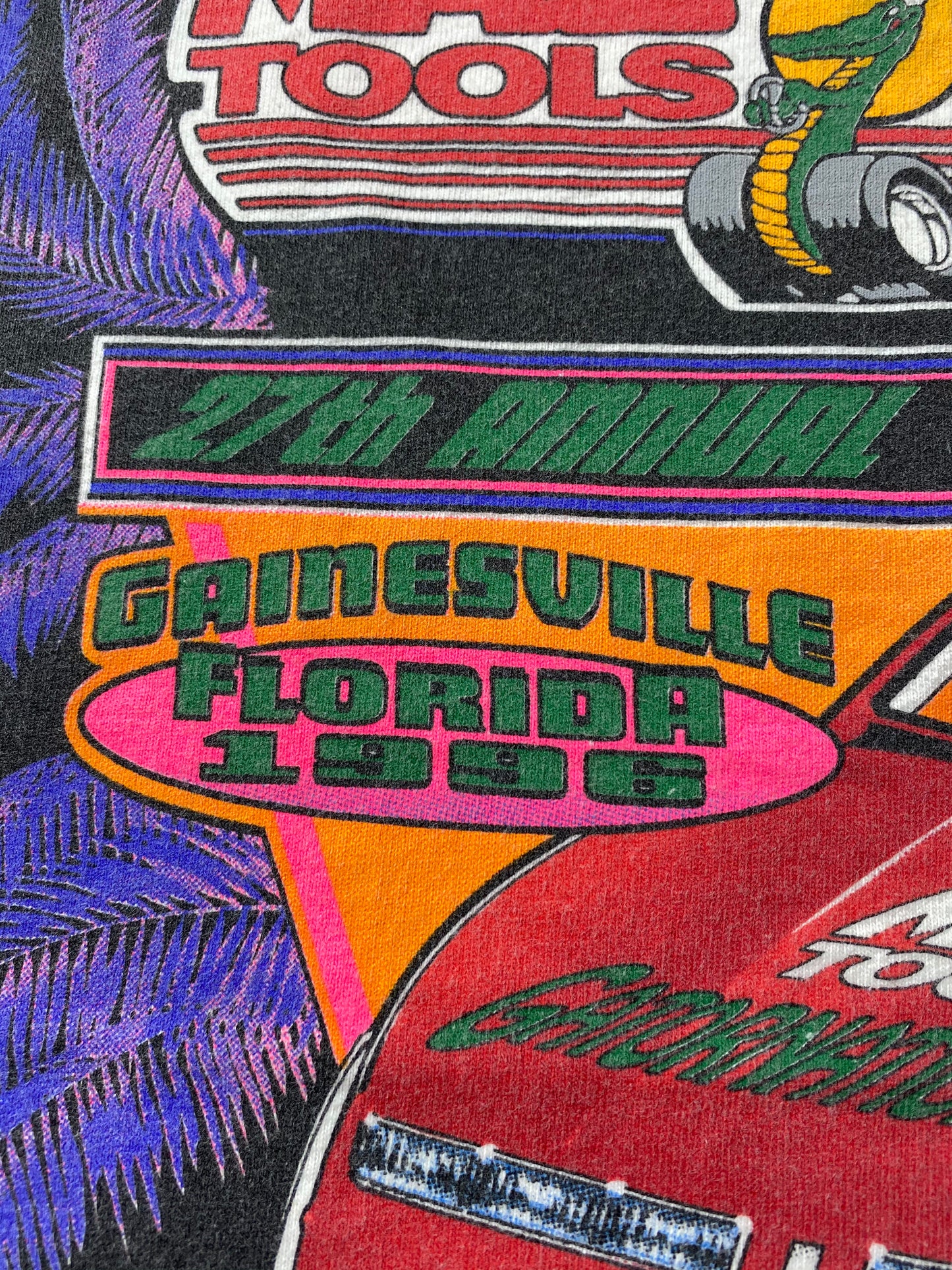 1996 MAC TOOLS GATORNATIONALS Made in USA Size L Vintage T-Shirt / 6648