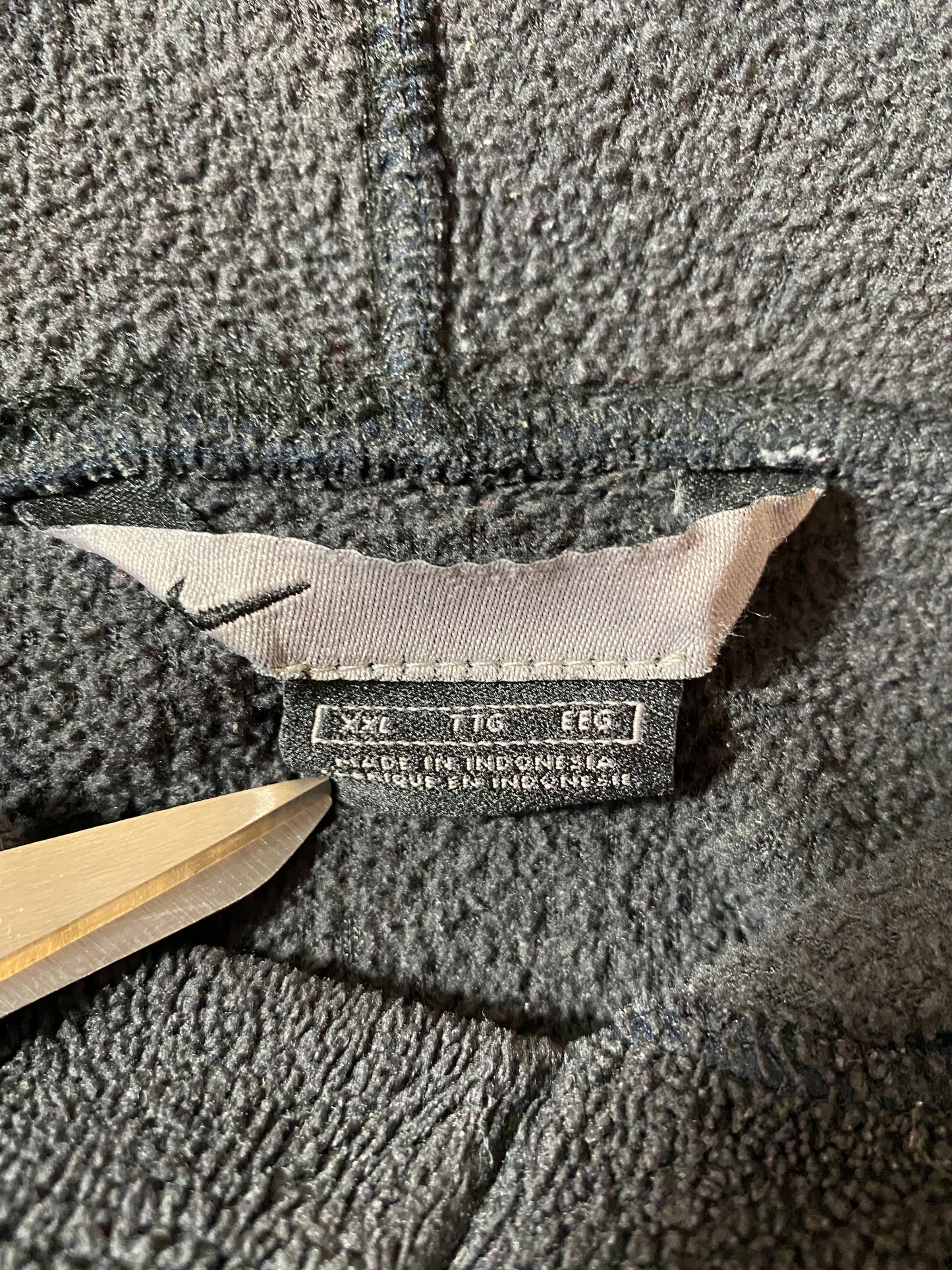 00’ NIKE LOGO Size XXL Vintage Hoodie Fleece Sweat-shirt / 9661