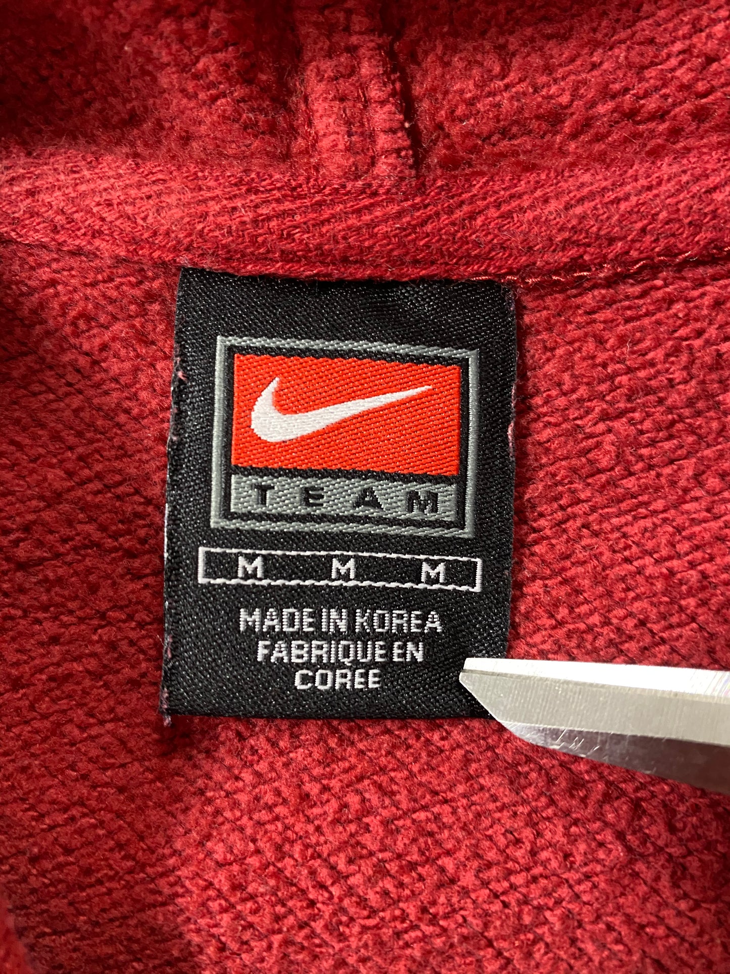 90’s NIKE ARKANSAS Size M Vintage Hoodie Sweat-shirt / 6560