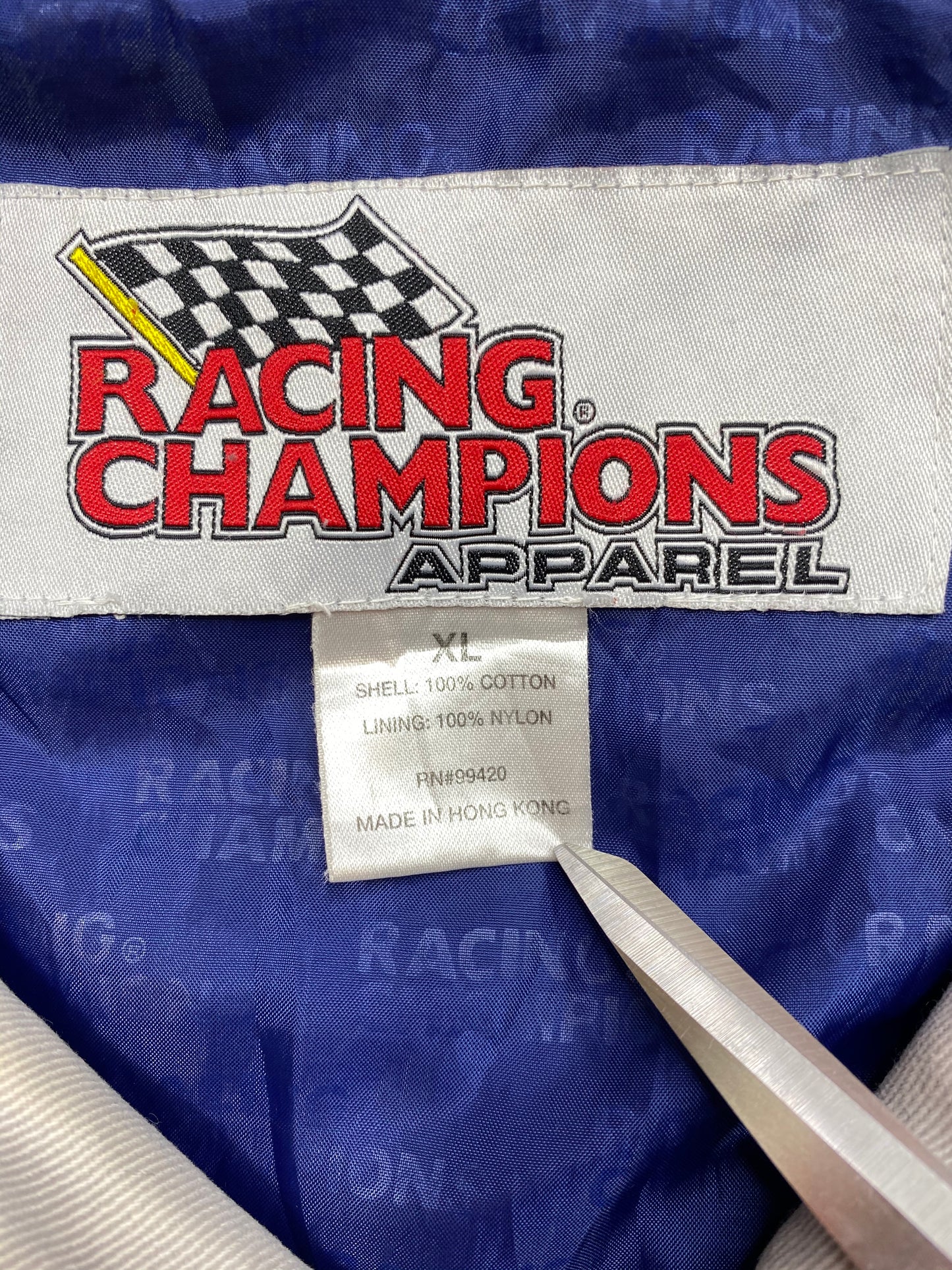 Vintage NASCAR LOWE’S Size XL Racing Jacket / 5471