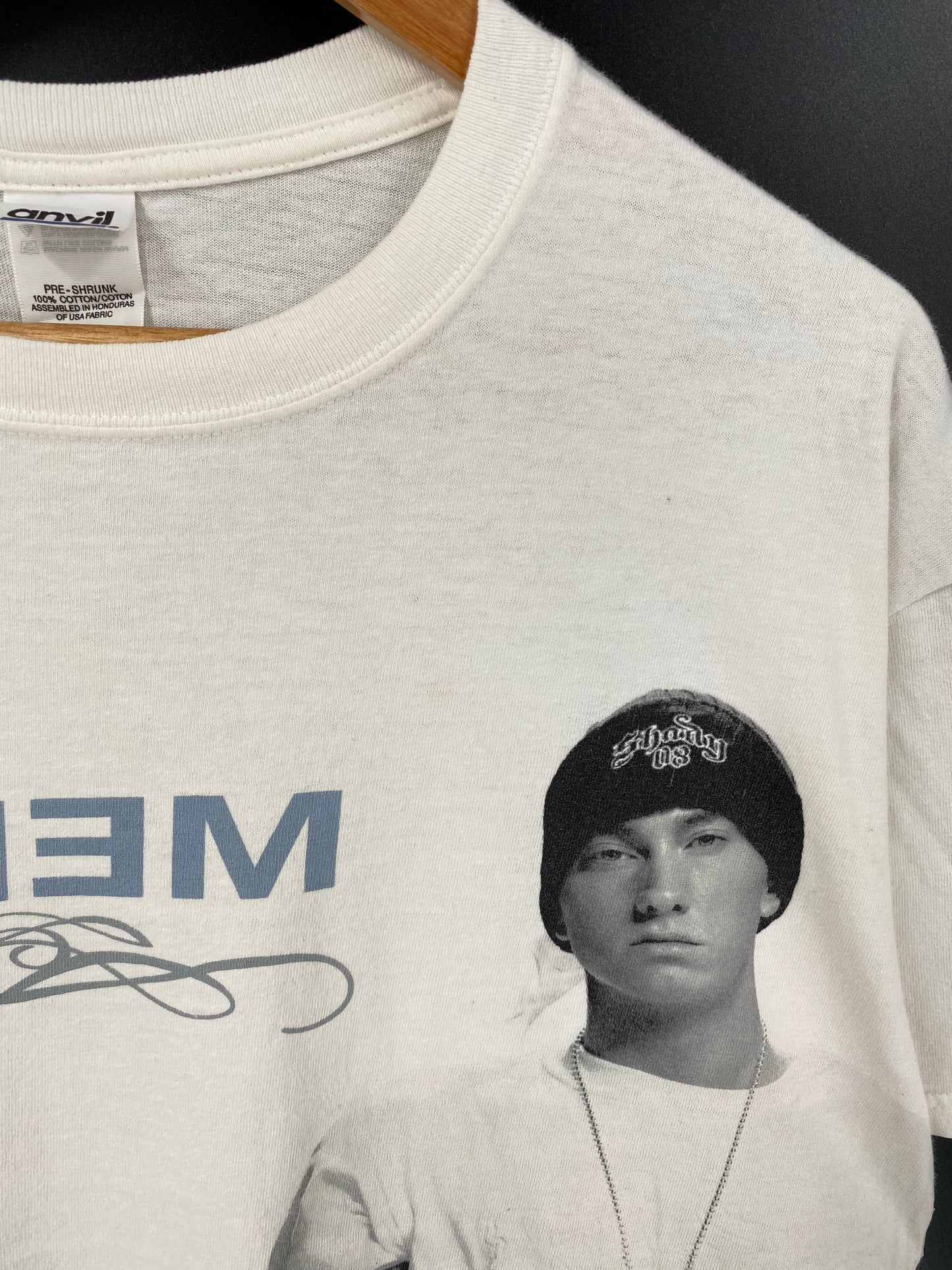 2005 EMINEM TOUR Size L Vintage Music T-Shirts / K2399