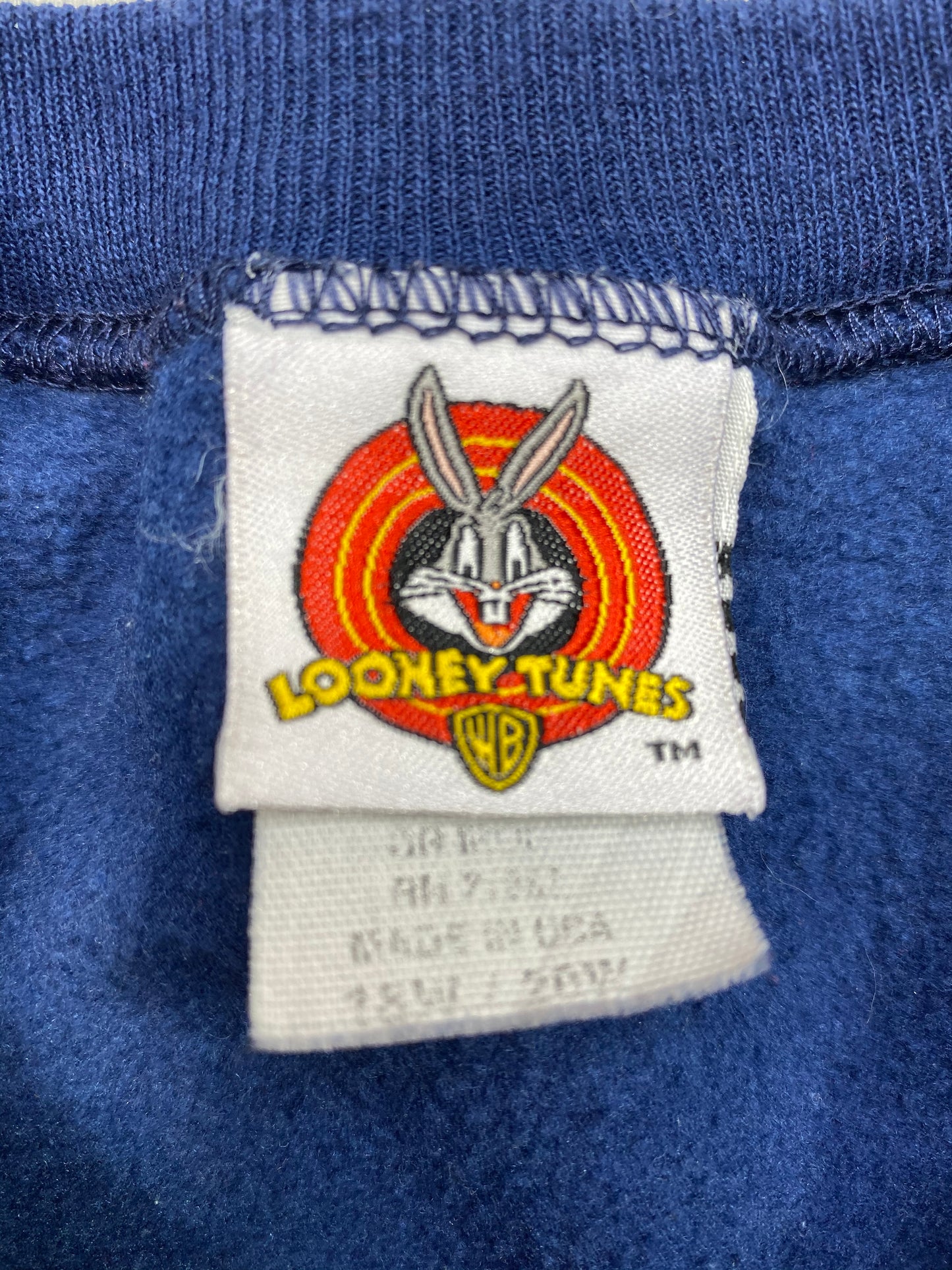 90’s Looney Tunes Tweety x Sylvester Made in USA Size XL Vintage Sweat-Shirt  / 5572