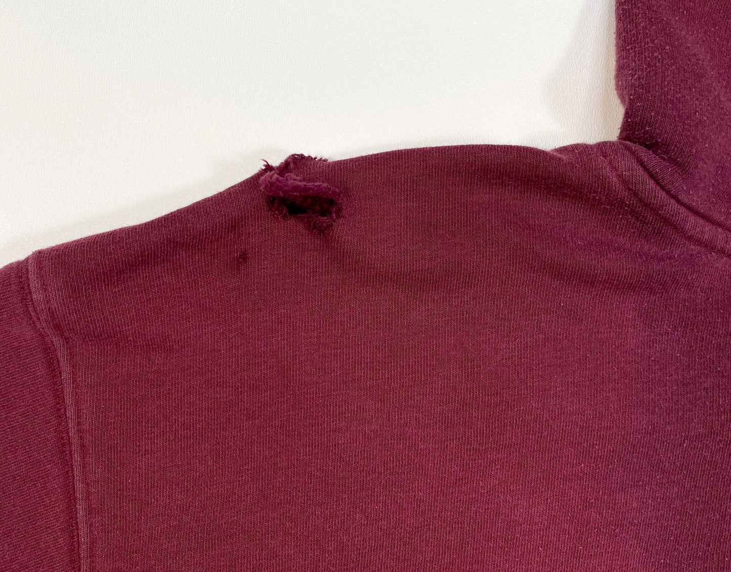 00' Nike Mini Swoosh Damage Vintage Hoodie Sweat-Shirt / 4497