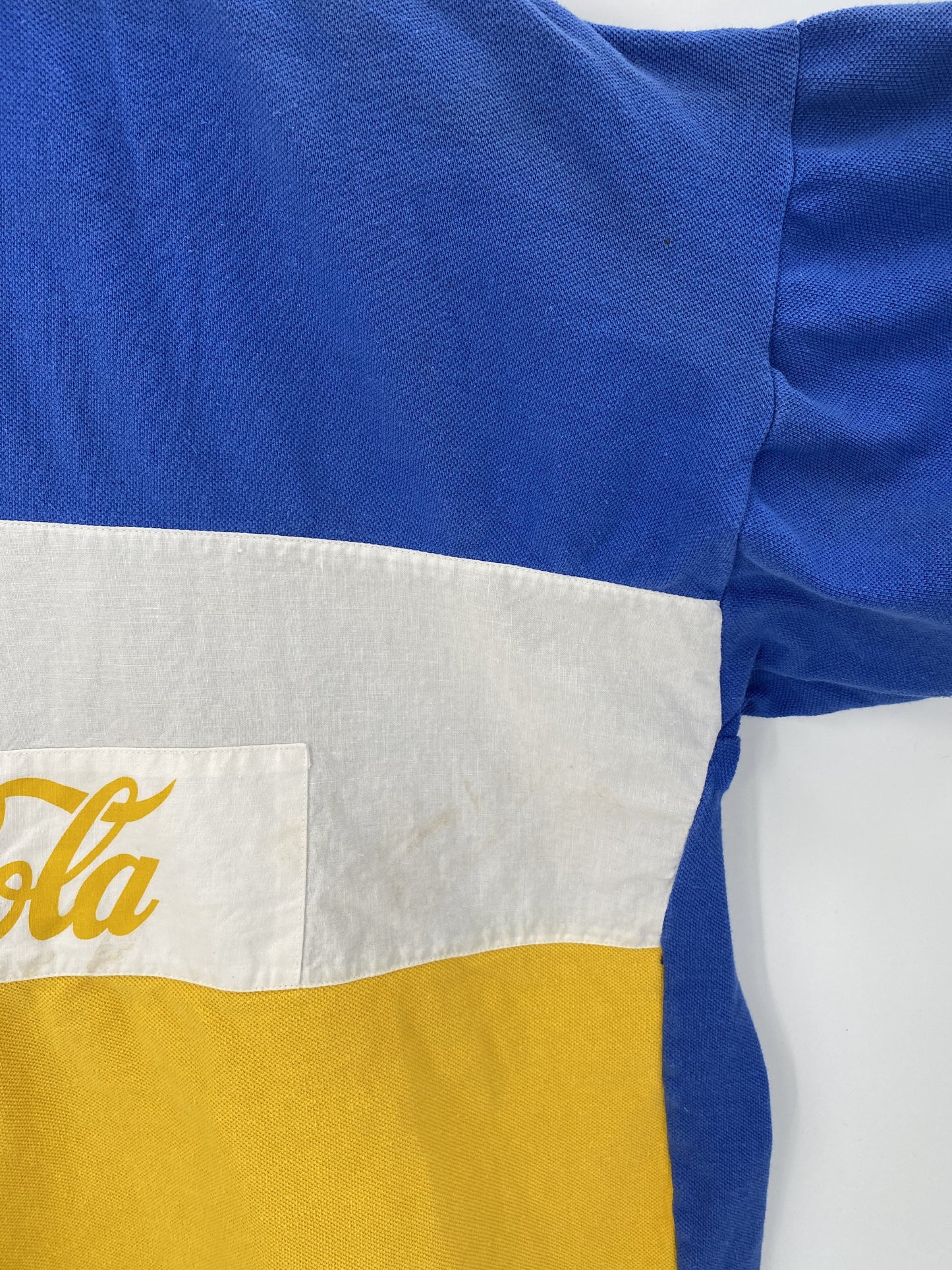 80's Coca-Cola Size XL Vintage Rugby-Shirt / K6102