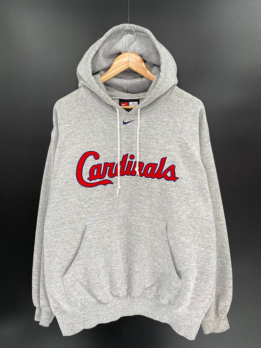 00’ NIKE CARDINALS Size L Vintage Hoodie Sweat-shirt / 7950