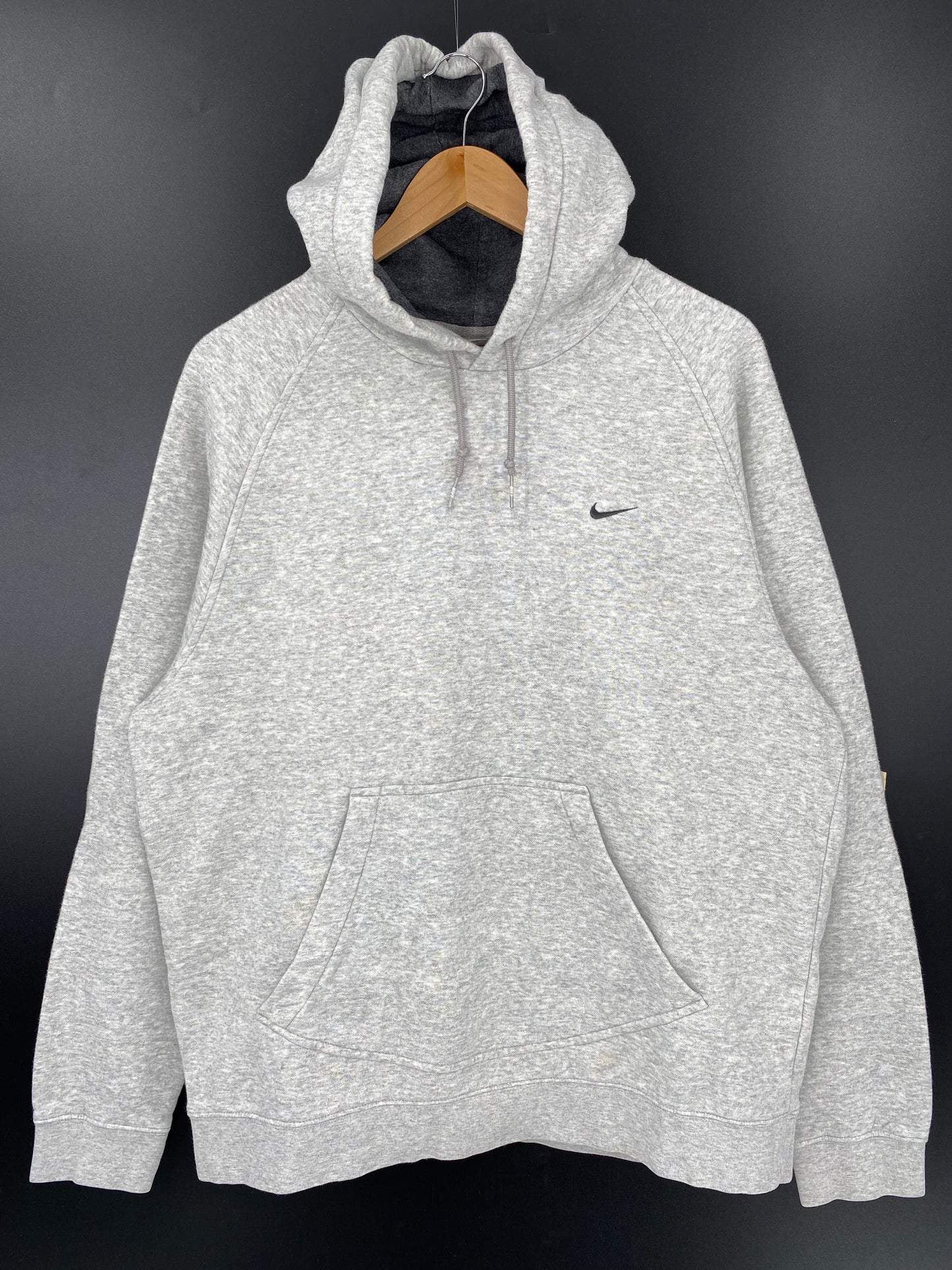 00' NIKE MINI SWOOSH Size L Vintage Hoodie Sweat-Shirt / K3247