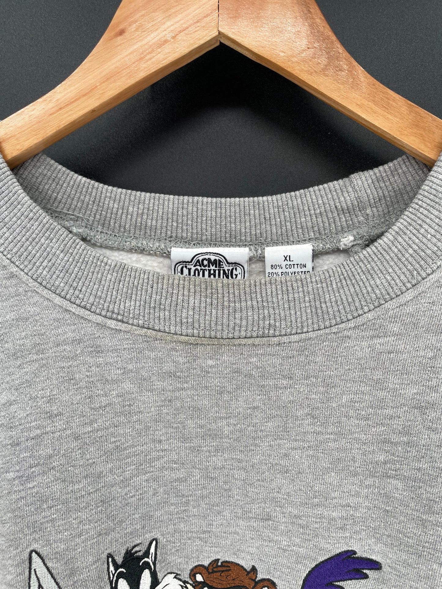 1993 LOONEY TUNES Size XL Vintage Sweat-Shirt/ K625