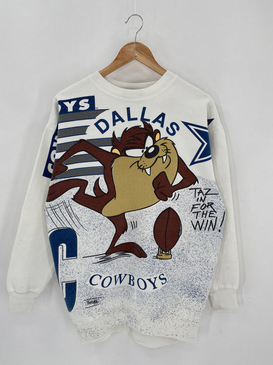 1993 COWBOYS DALLAS Size XL Vintage NFL Sweat-shirt / 6365