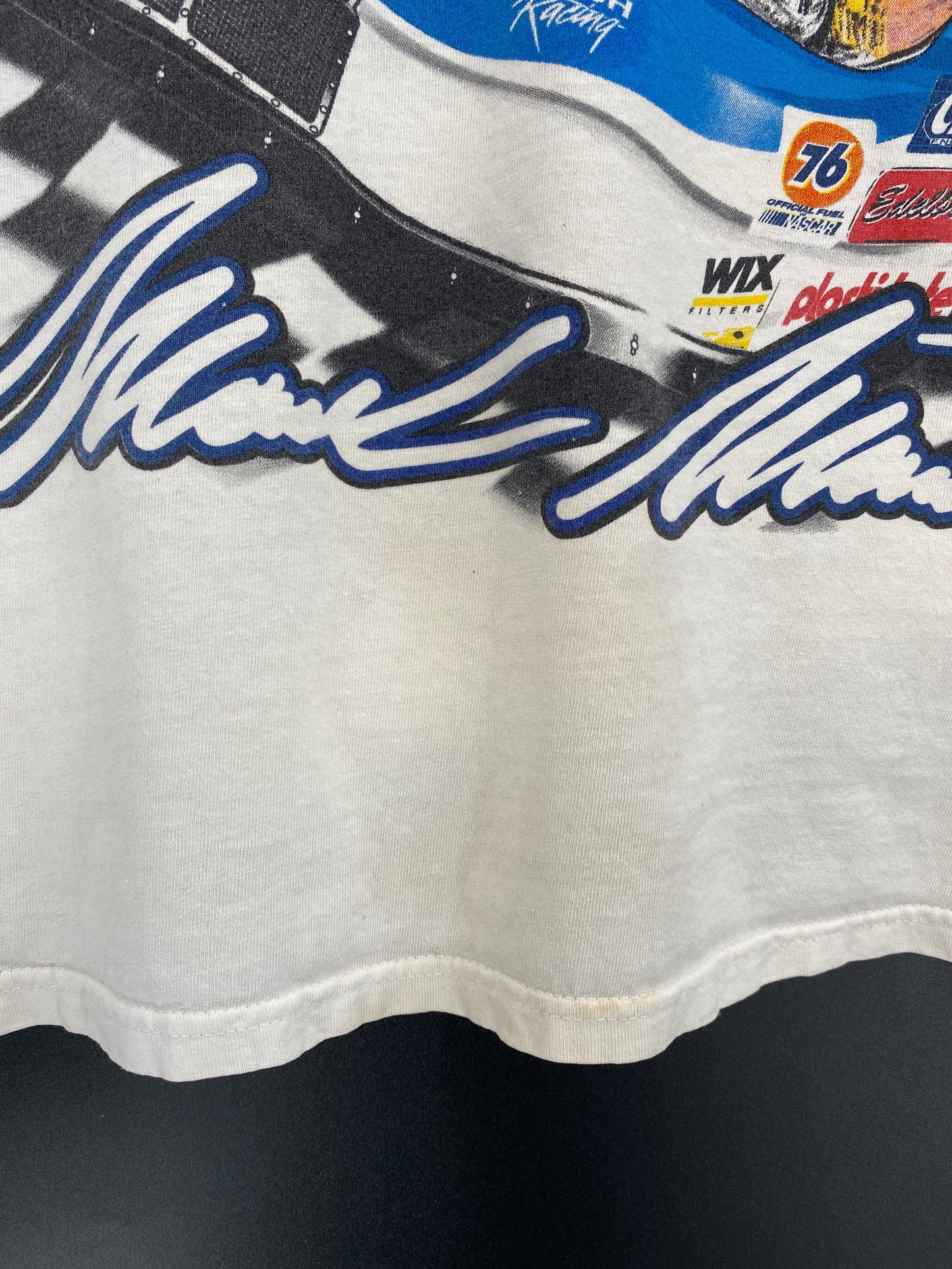 90’s ROUSH RACING MARK MARTIN Made in USA Size XL Vintage Racing T-shirt / 9459