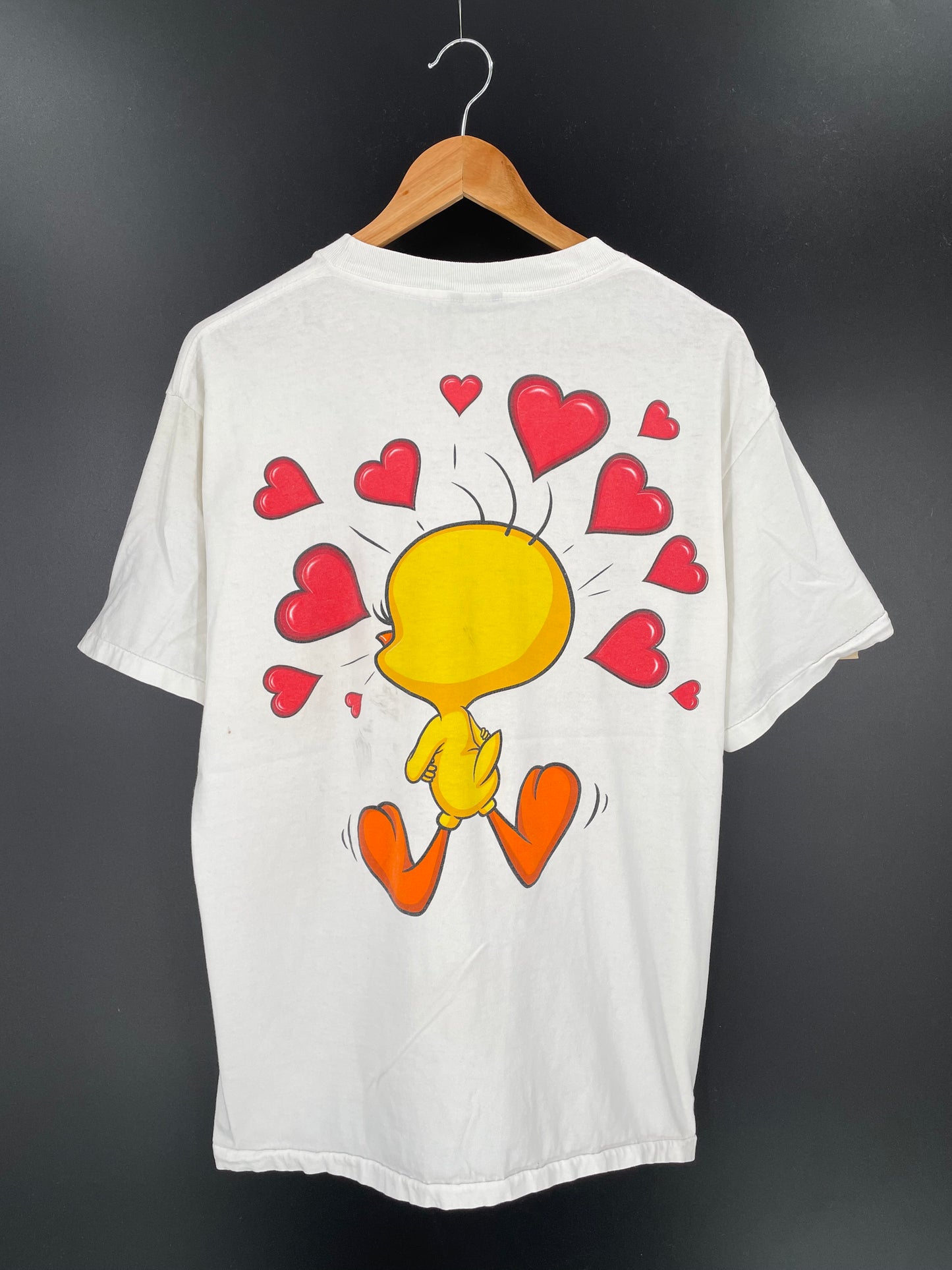 1994 LOONY TUNES TWEETY Made in USA Size XL Vintage T-Shirt / 9198