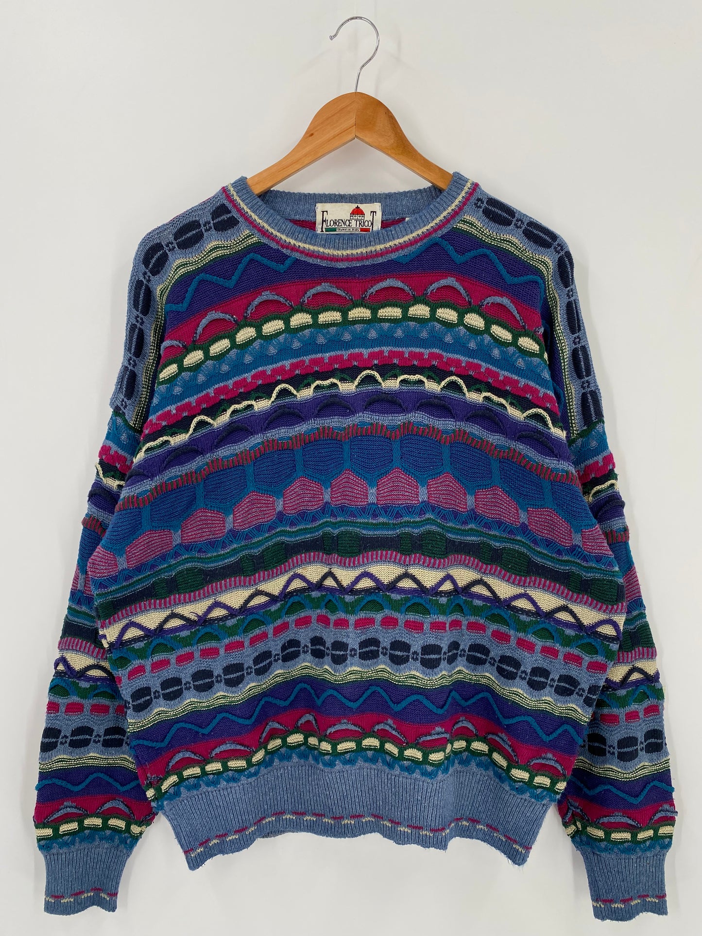 Vintage 3D COOGI- Style Size M Knit Sweater / K1292