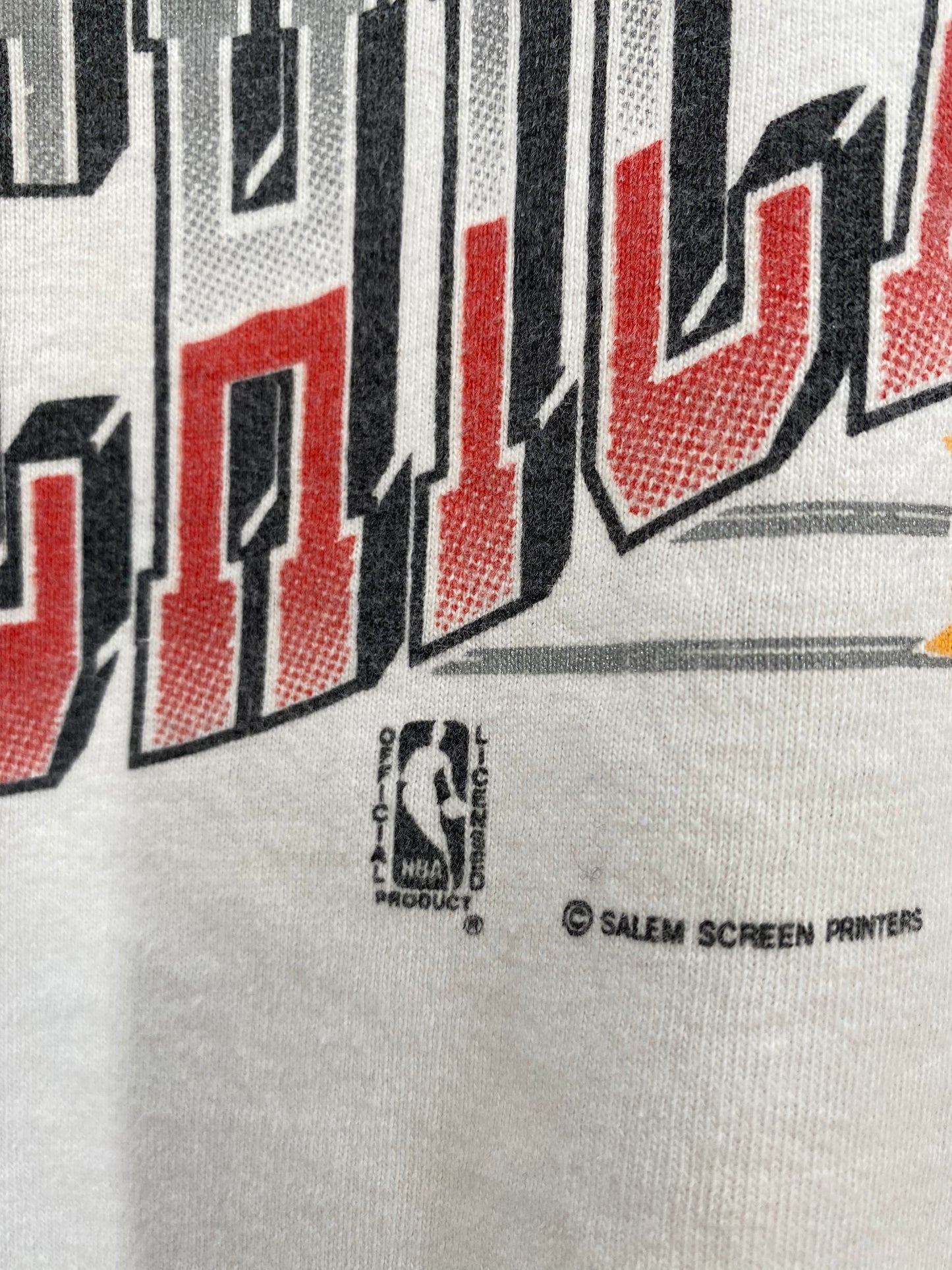 1991’ CHICAGO BULLS Made in USA Size L Vintage NBA T- Shirt / K2376