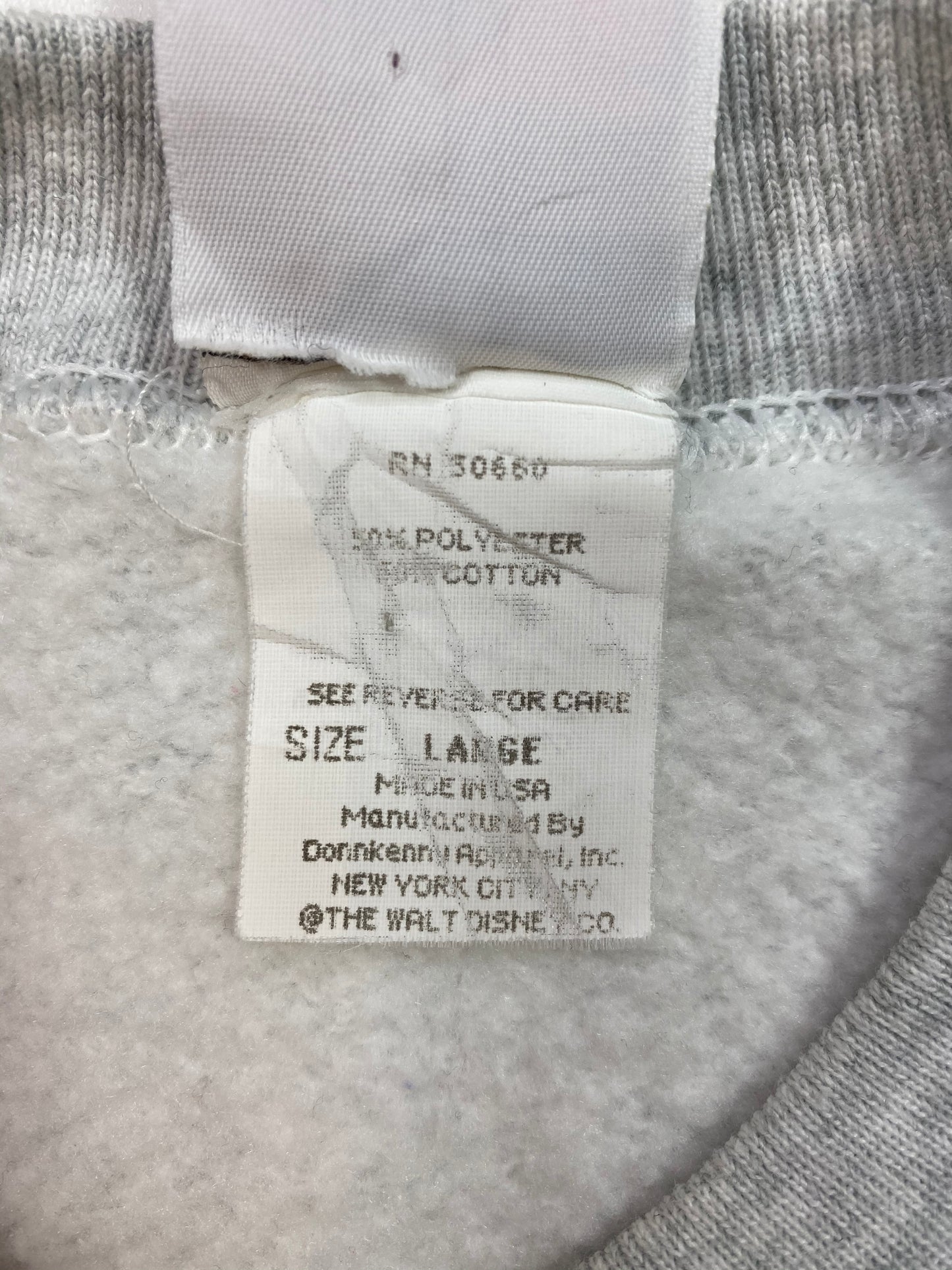 90’s Disney Mickey Vintage Made in USA Sweat-Shirt / 4862