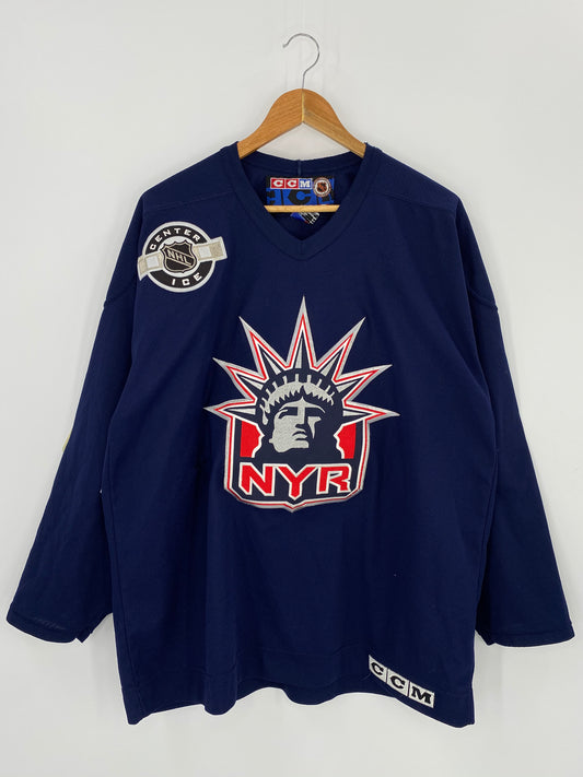 00’ CENTER ICE Size L Vintage NHL Uniform Game-shirt / 8808