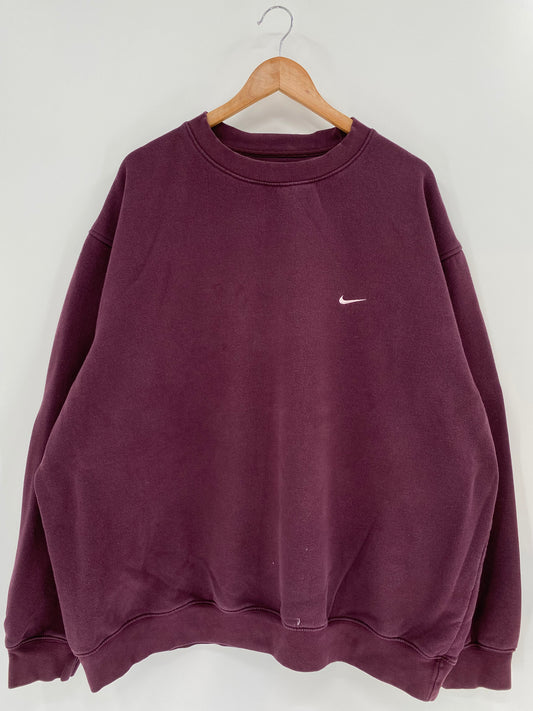 00’ NIKE MINI SWOOSH Size XXL Vintage Sweat-shirt / K252