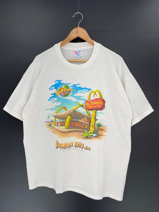 1994 THE FLINTSTONES Made in USA Size XL Vintage T-Shirts / A48