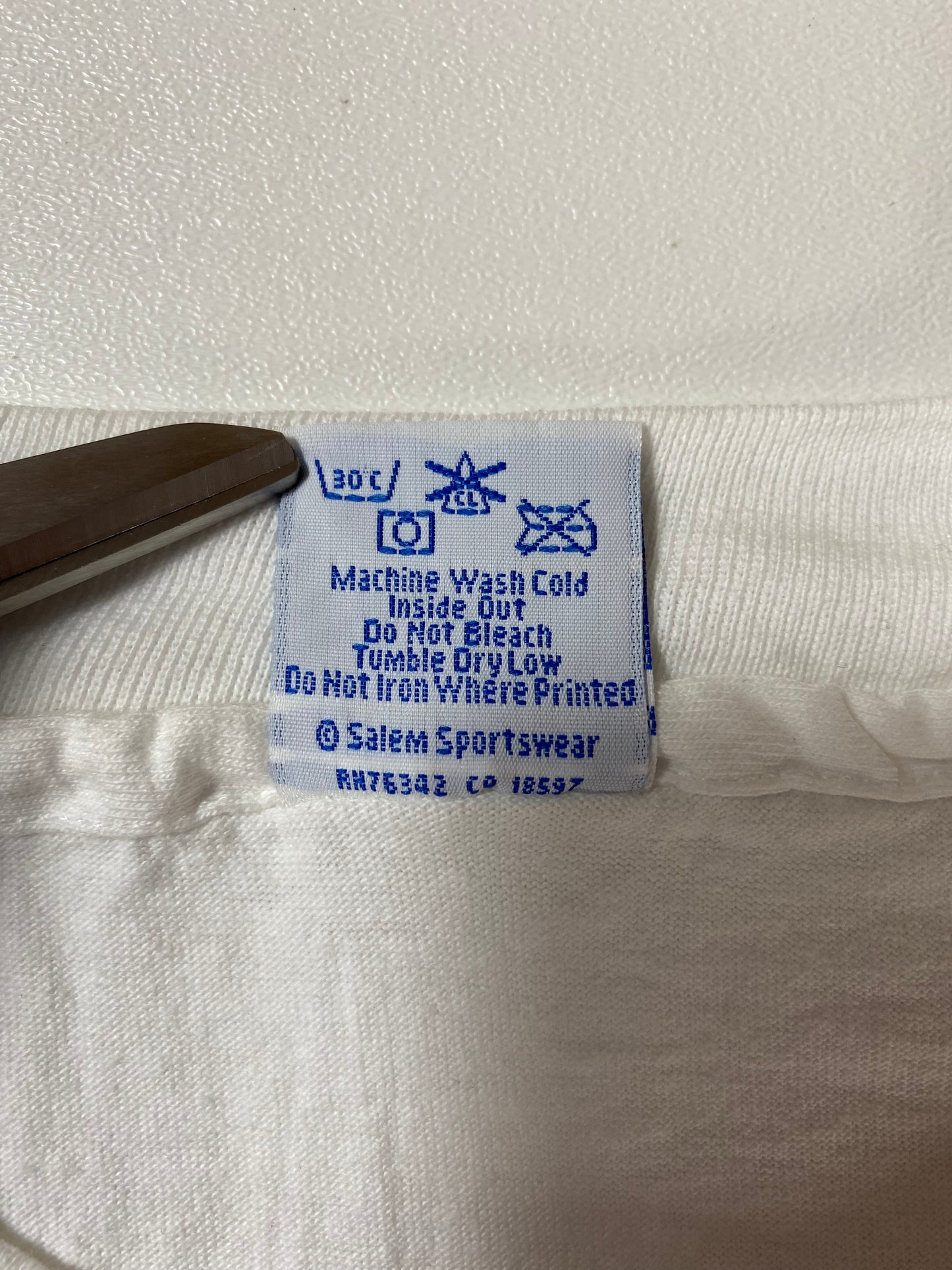 1992 BLAZERS x CHICAGO BULLS FINAL Made in USA Size XL Vintage NBA T-shirt / 9384