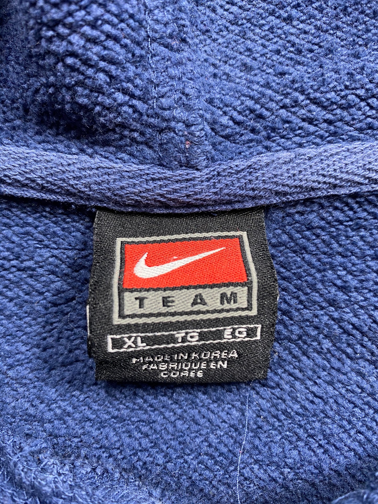 90’s NIKE CAROLINA Size XL Vintage Hoodie Sweat-shirt / 7221