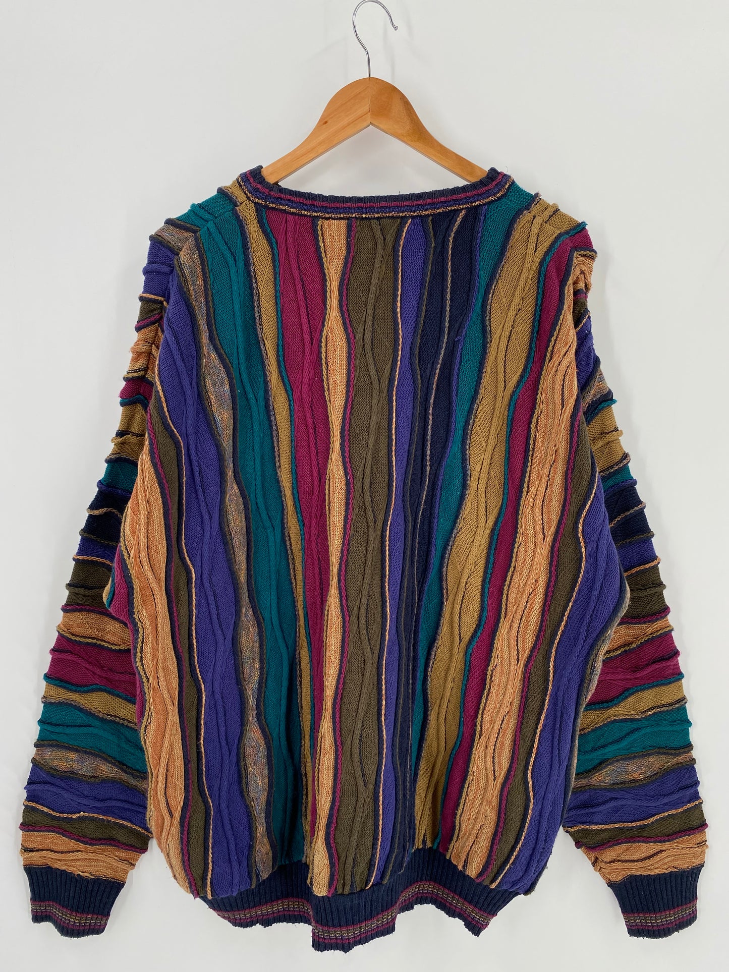 Vintage 3D COOGI- Style Size XL Knit Sweater / K1295