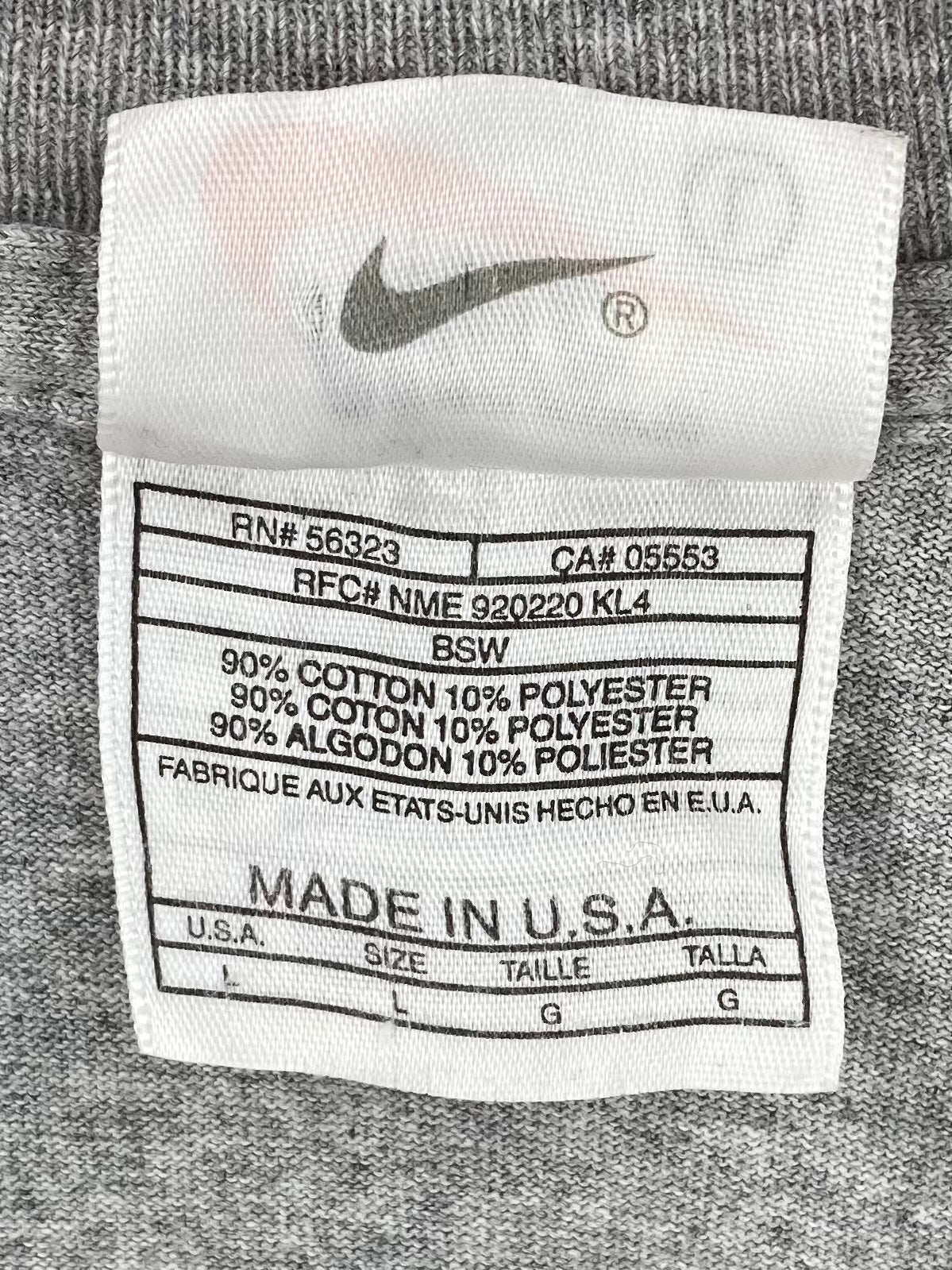 90’s NIKE FLORIDA Made in USA Size L Vintage T-shirt / 7709