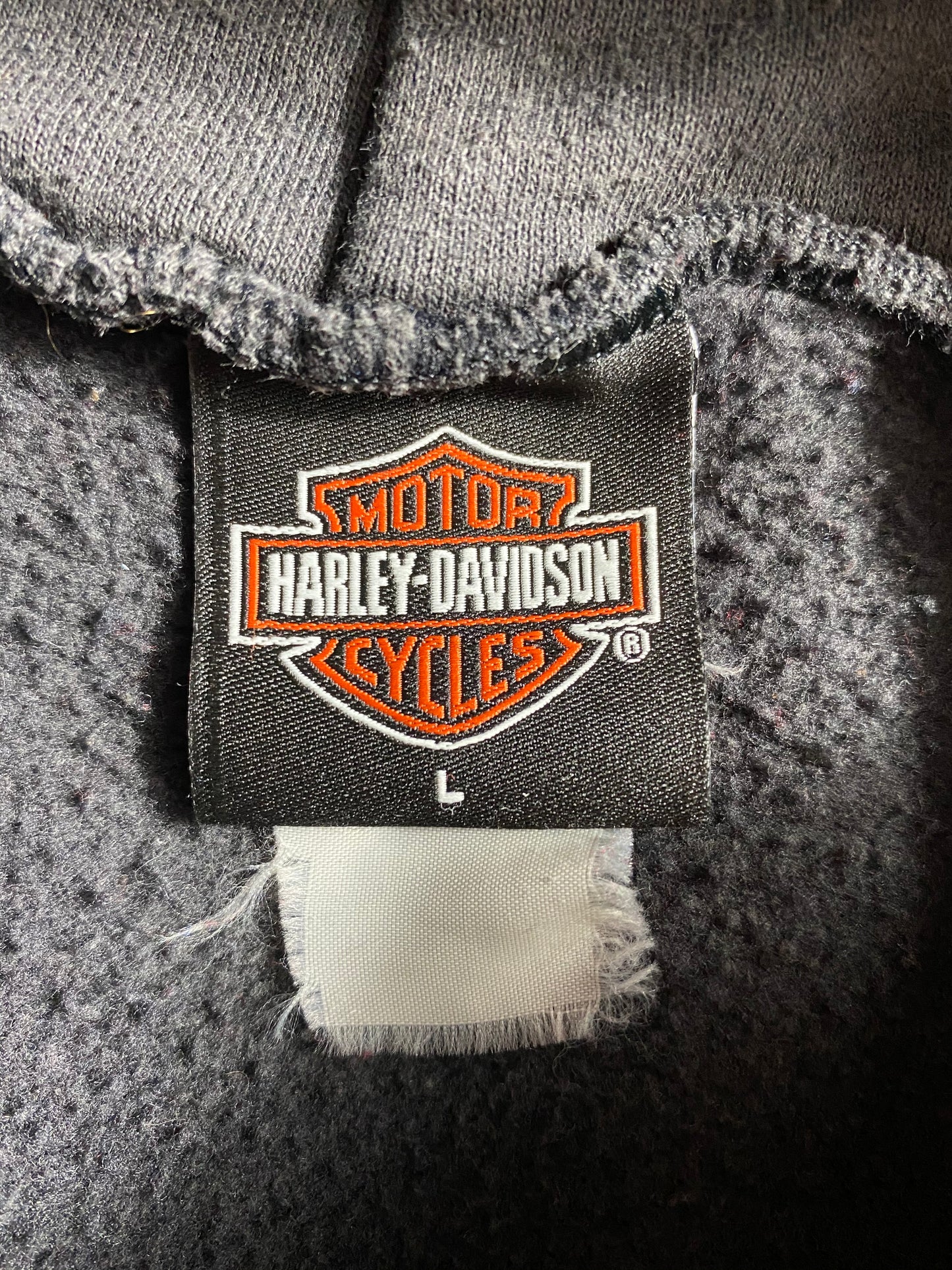 00’ Harley Davidson LEGENDARY Size L Vintage Hoodie Sweat-Shirt / 8008