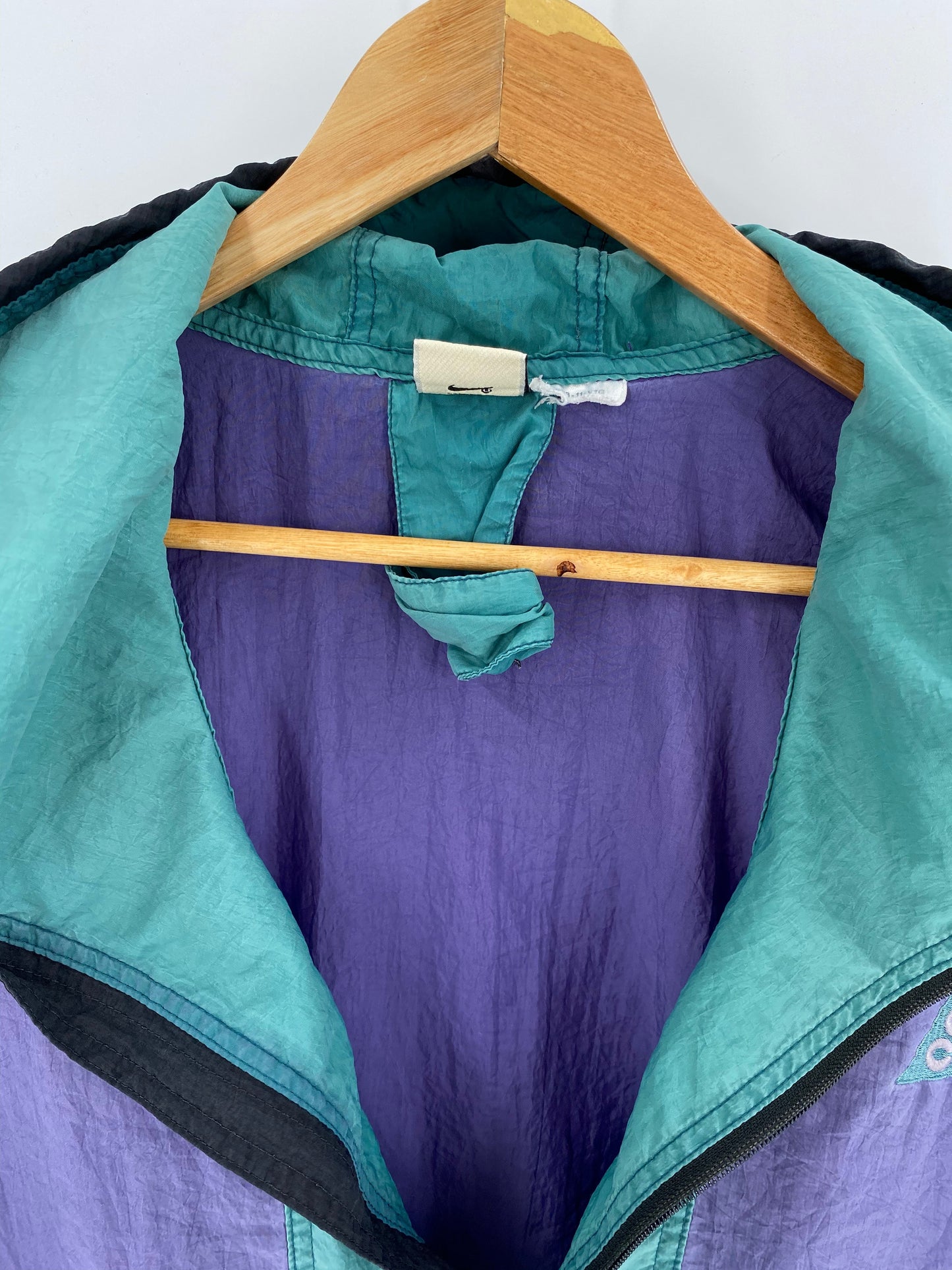 90’s NIKE ACG Size Approx. XL Vintage Zip-up Nylon Jacket / K8230