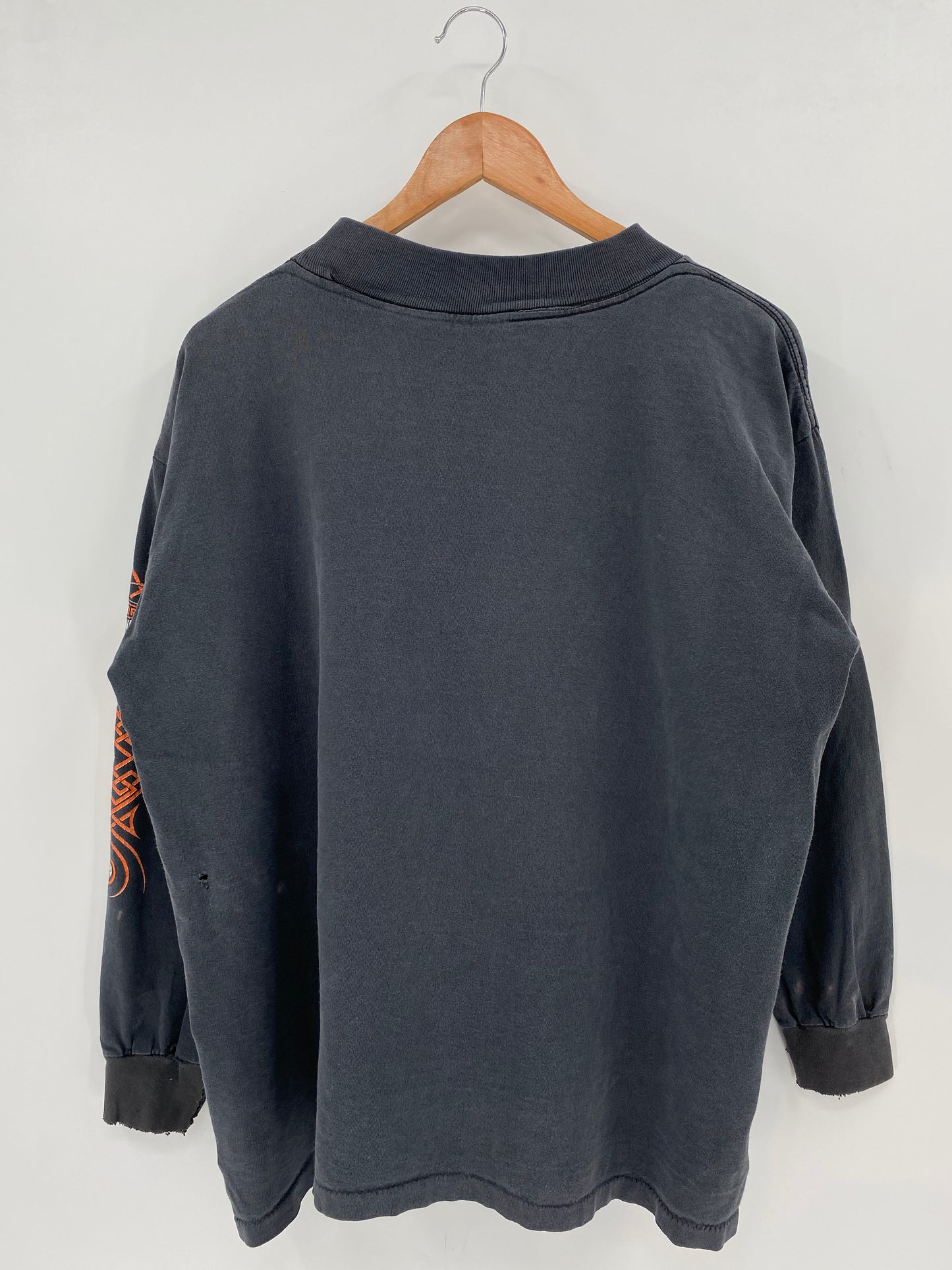 90’s HARLEY DAVIDSON Size No Tag (Approx.M) Long sleeve T-shirt / K3537