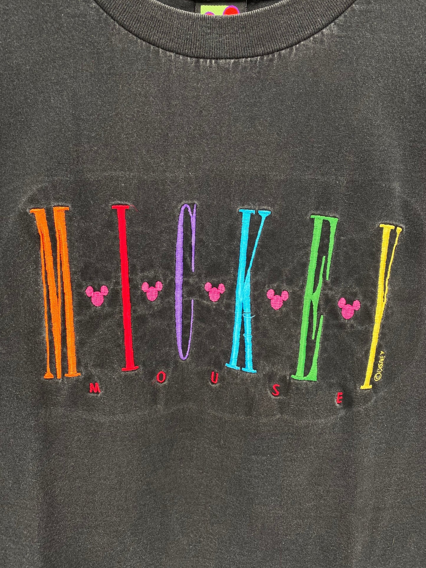 90’s DISNEY MICKEY Made in USA Size XL Vintage T-Shirt / A3284