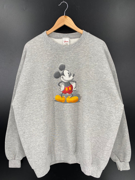 00’ DISNEY MICKEY MOUSE Size XXL Vintage Sweat-shirt / K3317