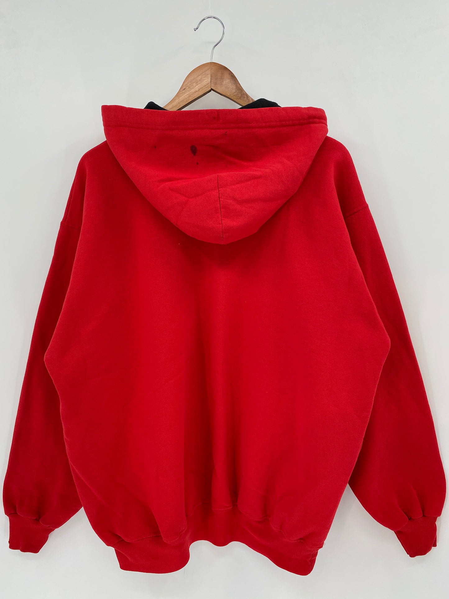 1993 CHICAGO BULLS Made in USA Size XL Vintage NBA Hoodie Sweat-Shirt / K3438