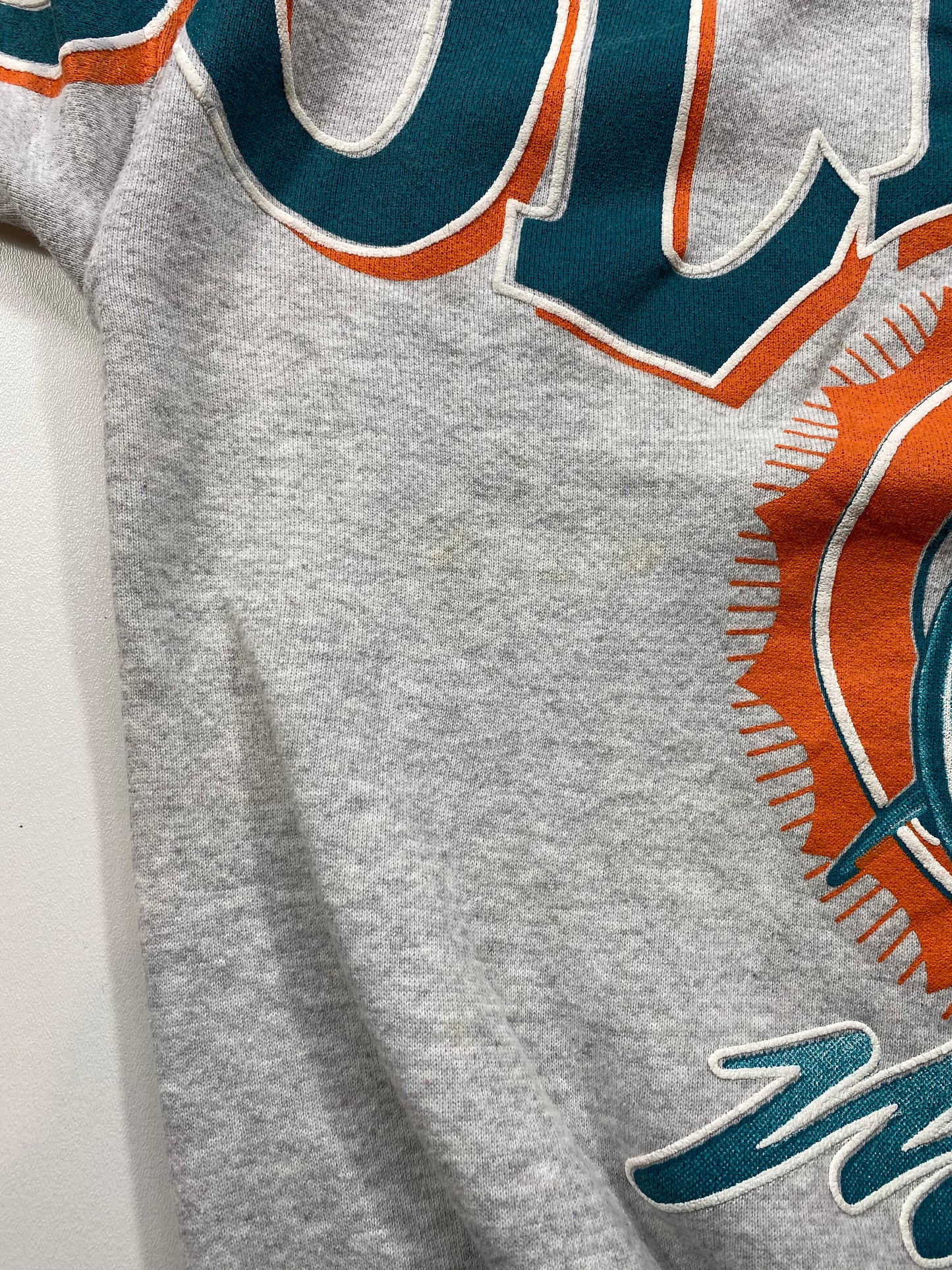 1995 MIAMI DOLPHINS Made in USA Size L Vintage NFL Sweat-Shirt / 5771