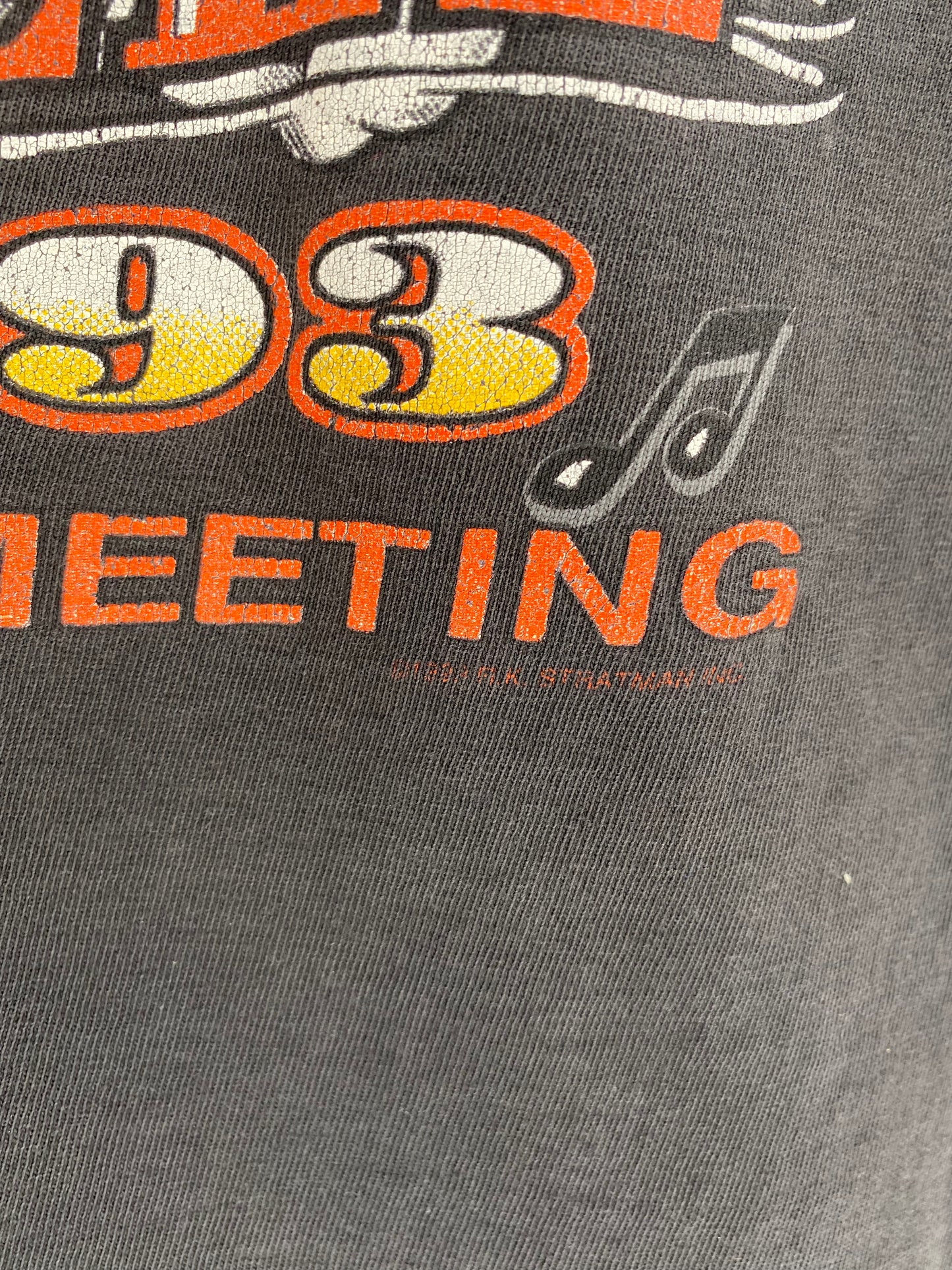 1998 HARLEY DAVIDSON Made in USA Size XL Vintage T-Shirt / K550