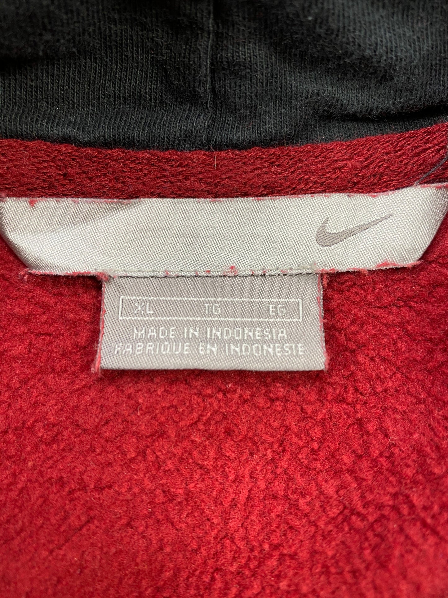 00' NIKE Mini Swoosh Size XL Vintage Hoodie Sweat-shirt  / 6040