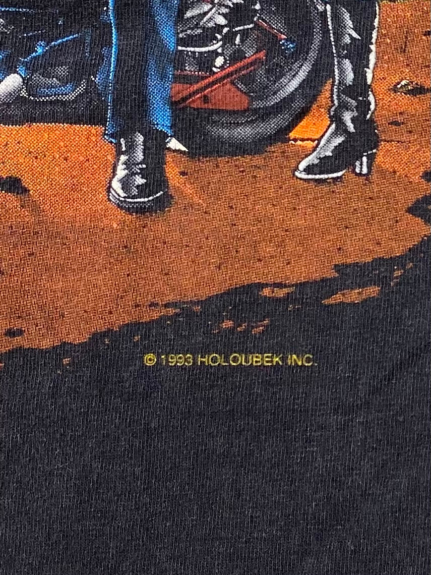 1993 HARLEY DAVIDSON Made in USA Size L Vintage T-Shirts / 6198