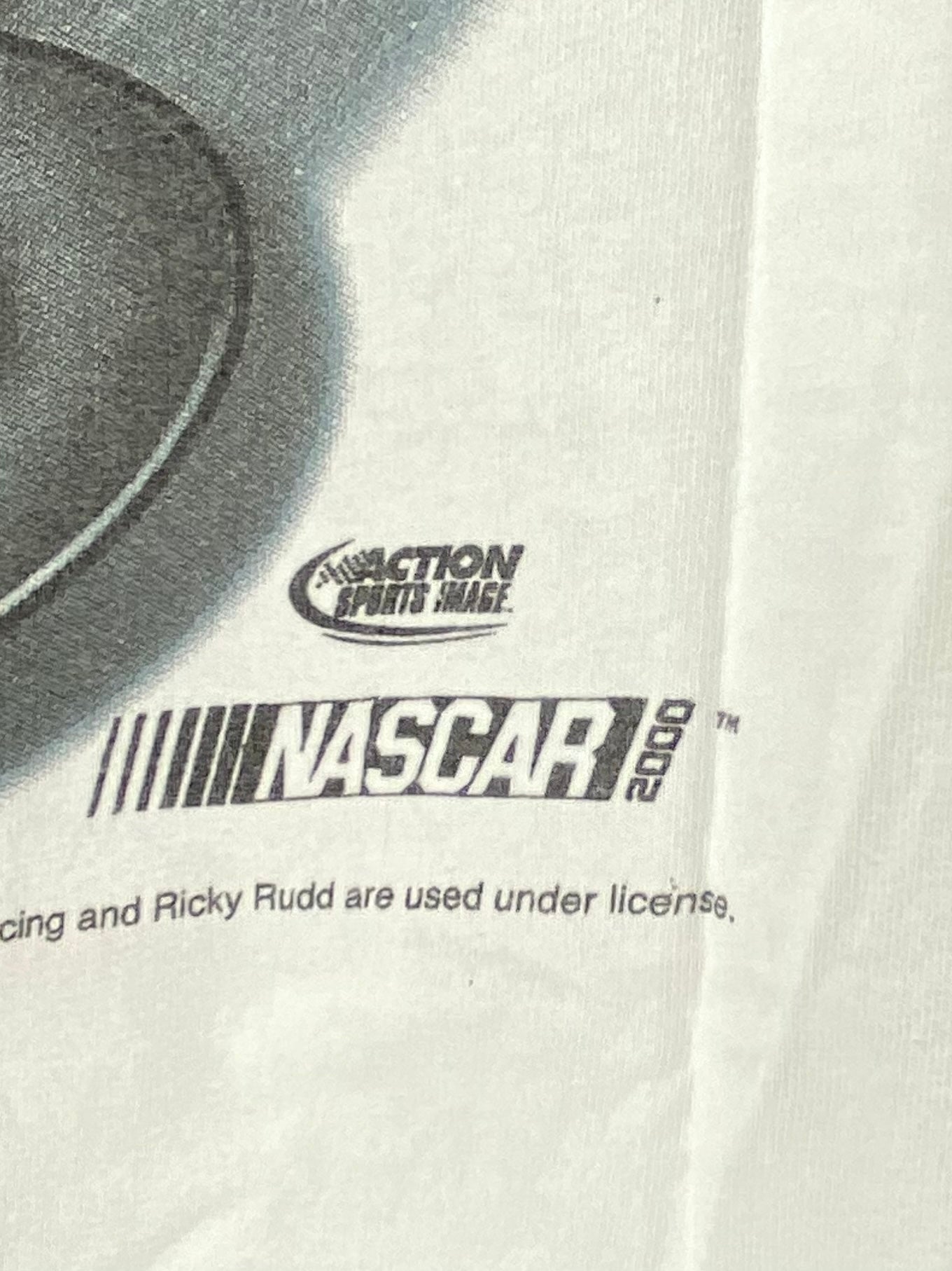 2000 NASCAR RICKY RUDD Size M Vintage Racing T-shirt / 9300