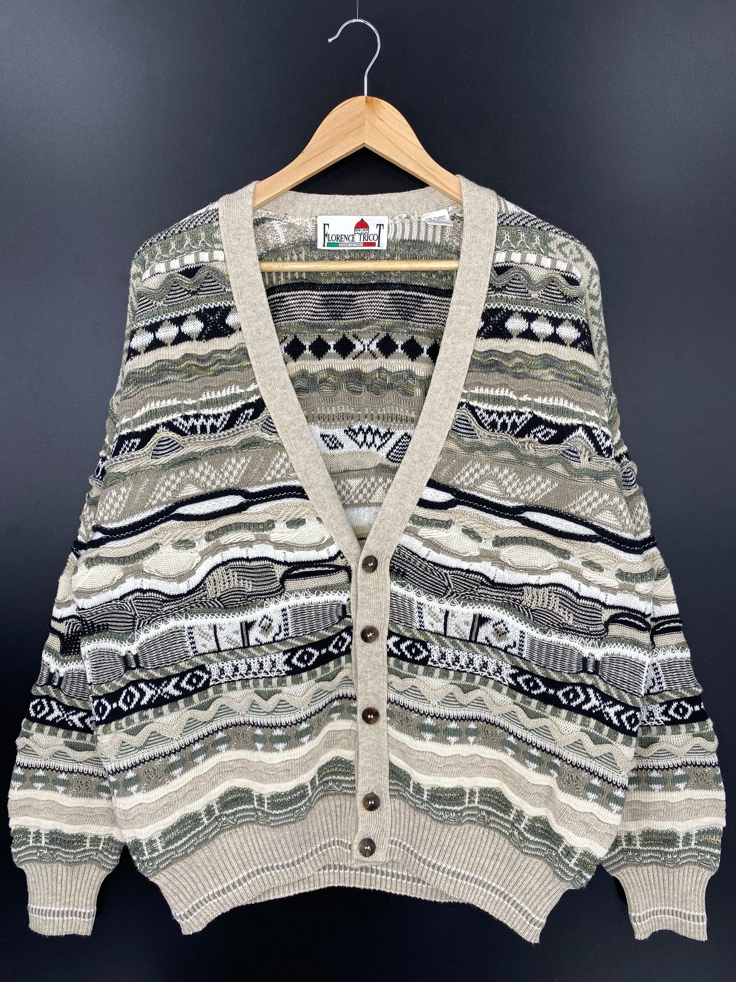 Vintage 3D COOGI- Style Size L Knit Sweater / K1690