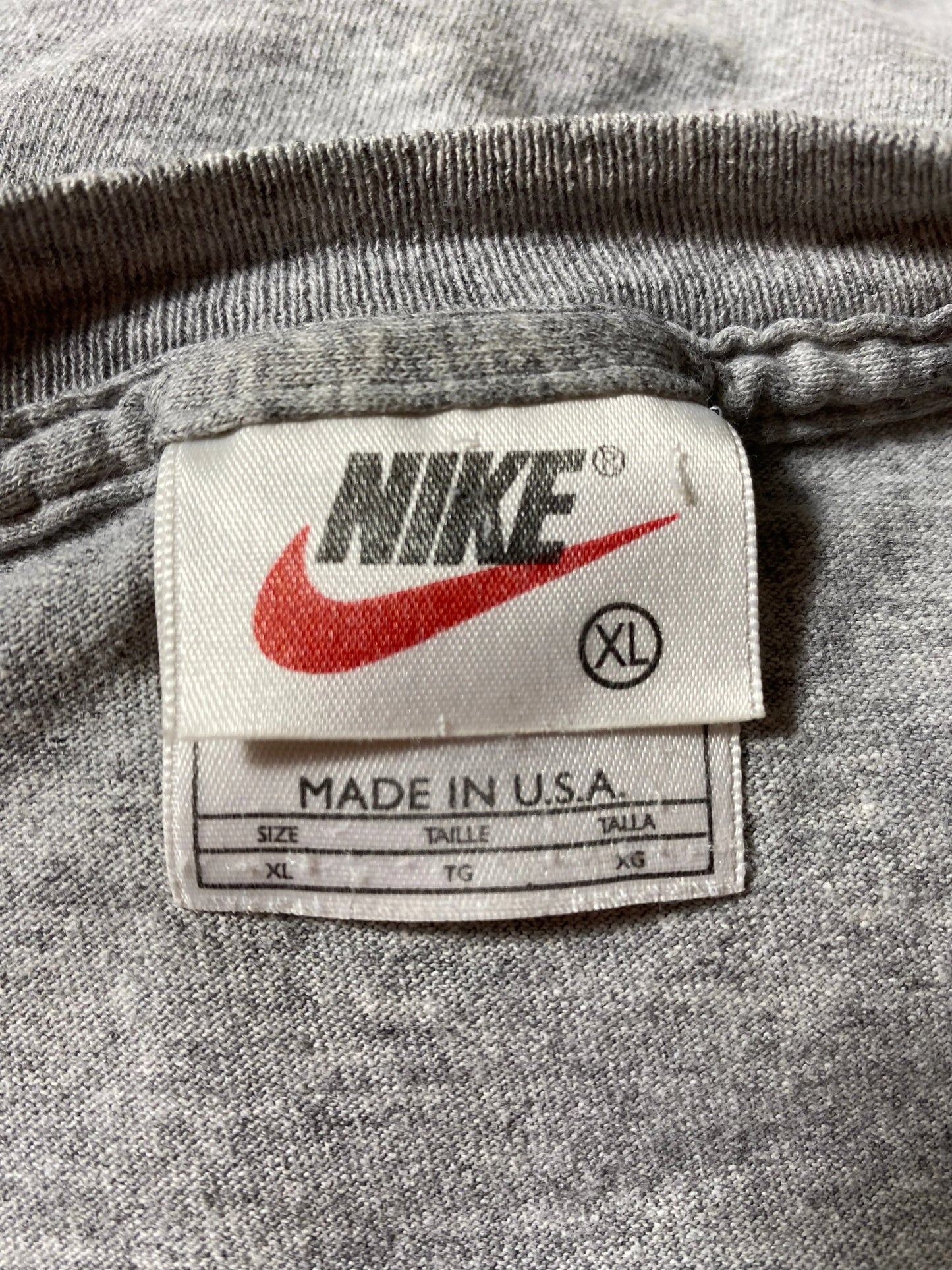 90's NIKE Made in USA Size XL Vintage Long sleeve T-Shirt / E2058T