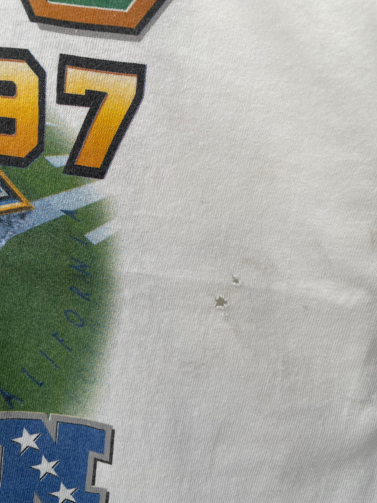1997 STARTER GREENBAY PACKERS Made in USA Size XL Vintage NFL T-shirt / K3312